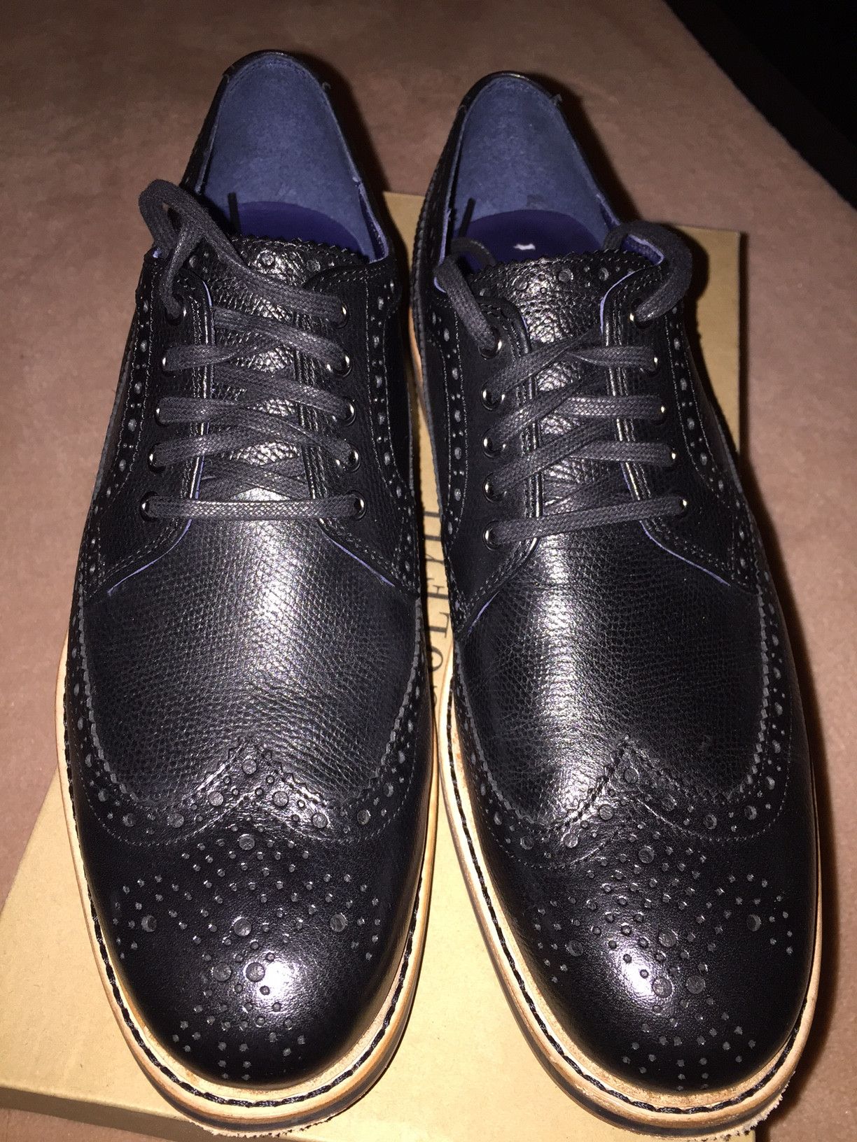 Cole Haan Cooper SQ Wingtip - Black | Grailed