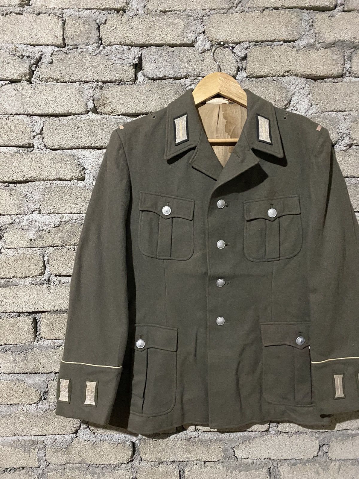 Vintage 🔥EPIC🔥TRUE VINTAGE 50S MILITARY WOOL JACKET Size US M / EU 48-50 / 2 - 4 Thumbnail