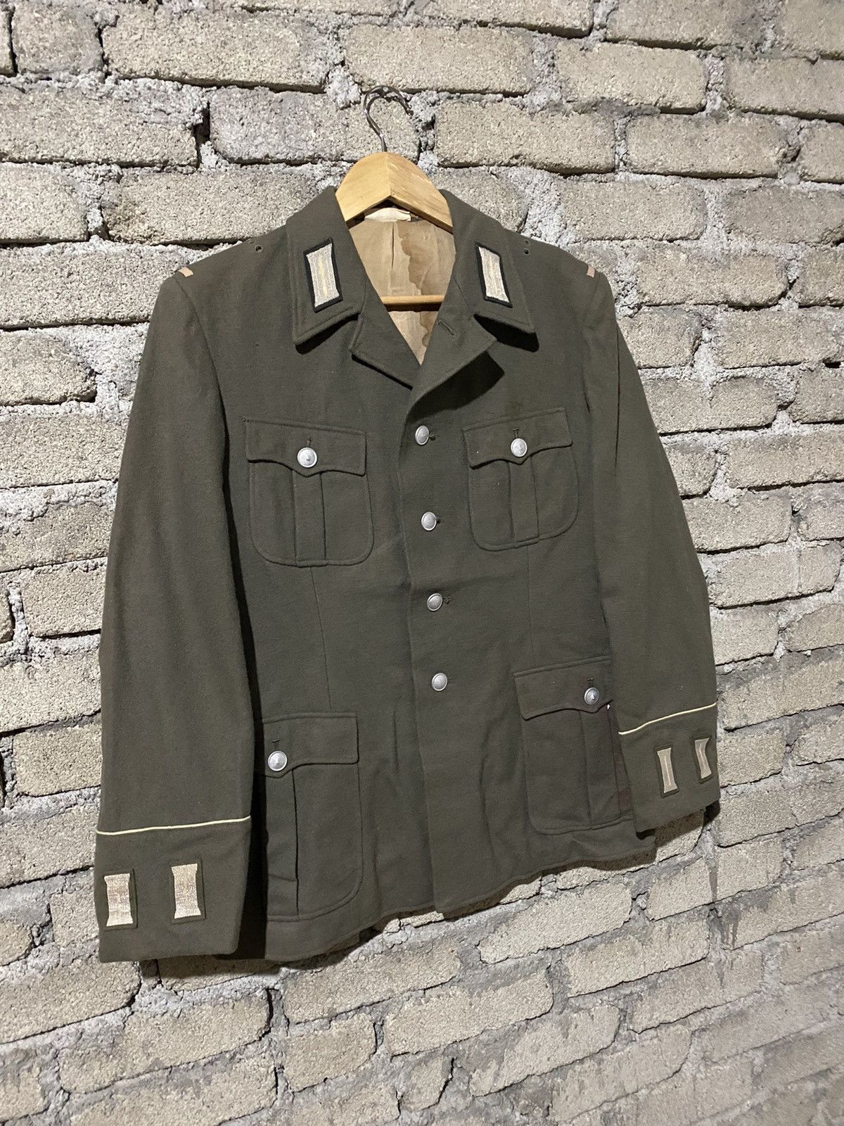 Vintage 🔥EPIC🔥TRUE VINTAGE 50S MILITARY WOOL JACKET Size US M / EU 48-50 / 2 - 3 Thumbnail