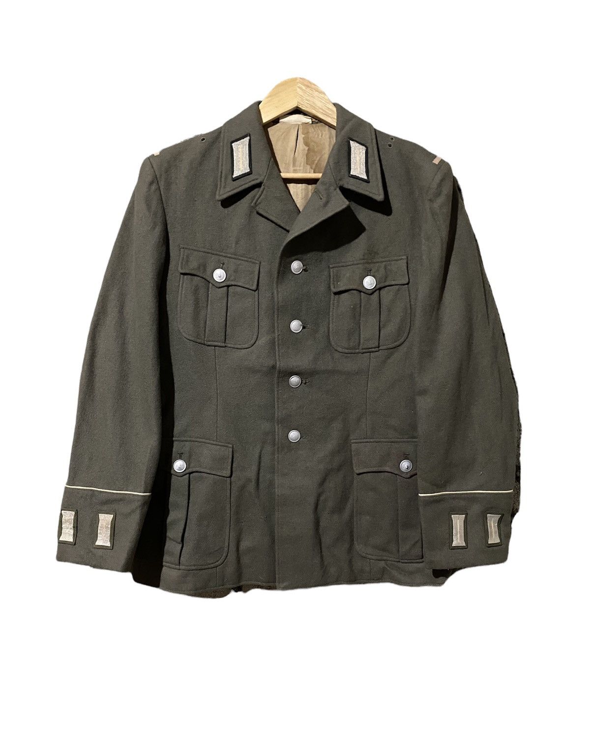 Vintage 🔥EPIC🔥TRUE VINTAGE 50S MILITARY WOOL JACKET Size US M / EU 48-50 / 2 - 1 Thumbnail