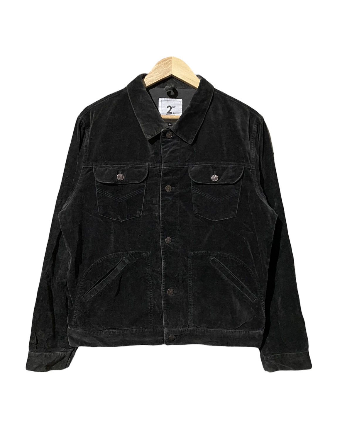 🔥SALE🔥200 MADE IN JAPAN VELVET TRUCKER JACKET WORKWEAR