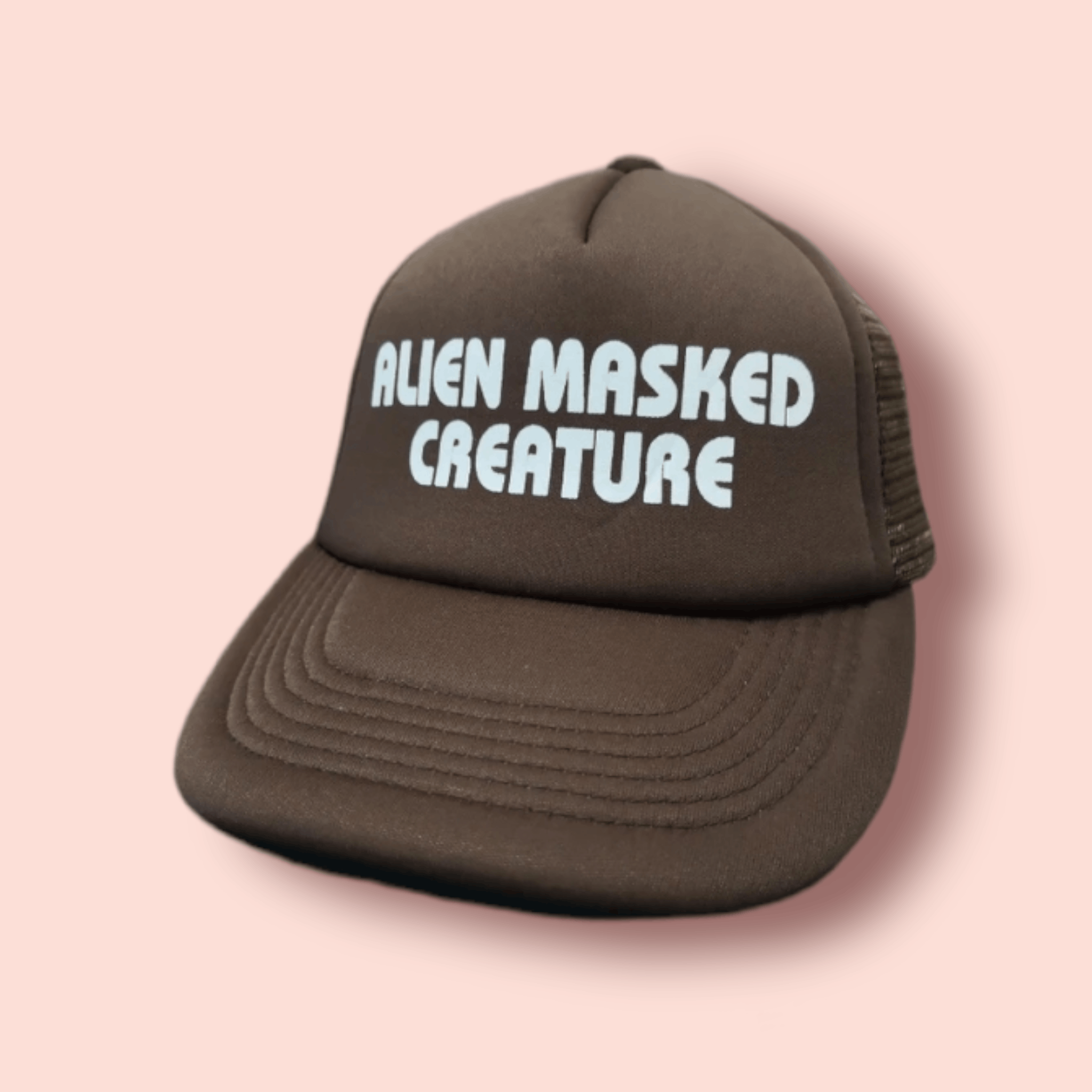 Hysteric Glamour × Japanese Brand VINTAGE ALIEN MASKED CREATURE TRUCKER SNAPBACK Size ONE SIZE - 8 Thumbnail