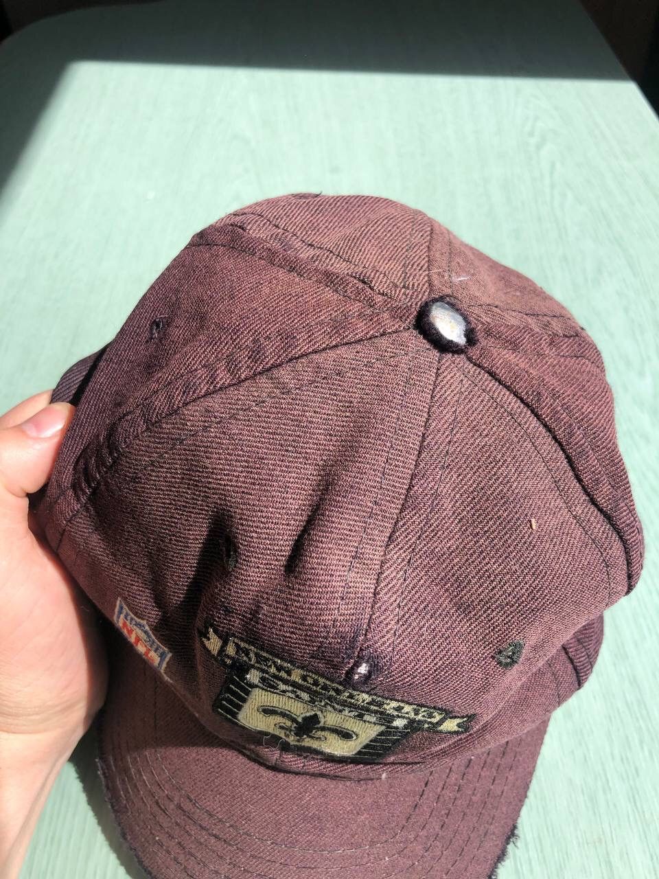NFL × Vintage Vintage 90s New Orleans Saints brown cap Size ONE SIZE - 5 Thumbnail