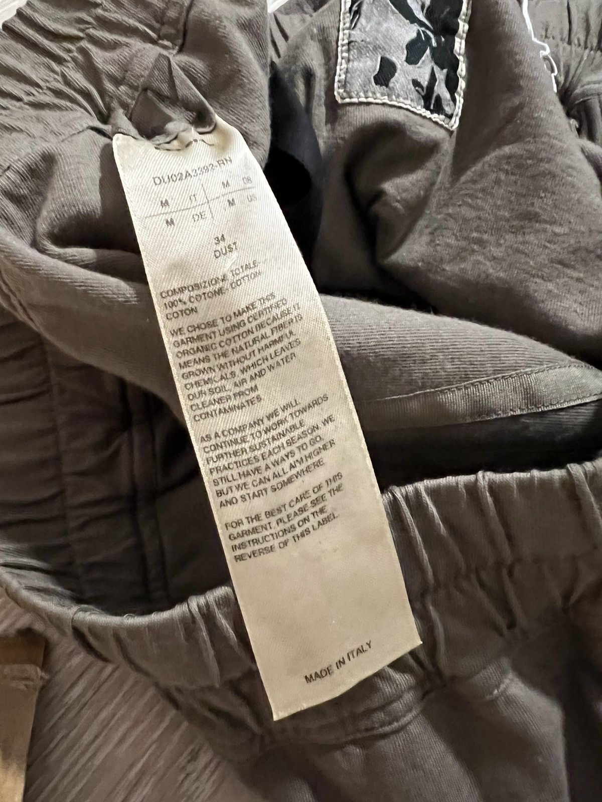 Rick Owens Drkshdw Rick Owens Berlin Sweatpants Dust Size US 33 - 5 Thumbnail