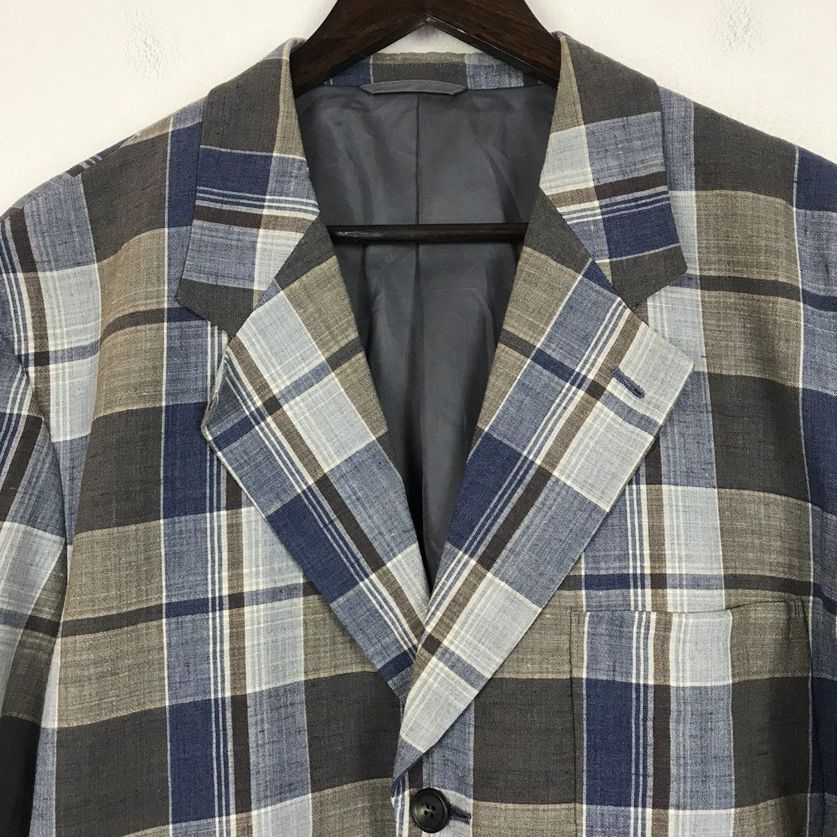 Issey Miyake 💣OFFER Vtg ISSEY MIYAKE Stiped Blazer Coat Size US L / EU 52-54 / 3 - 2 Thumbnail
