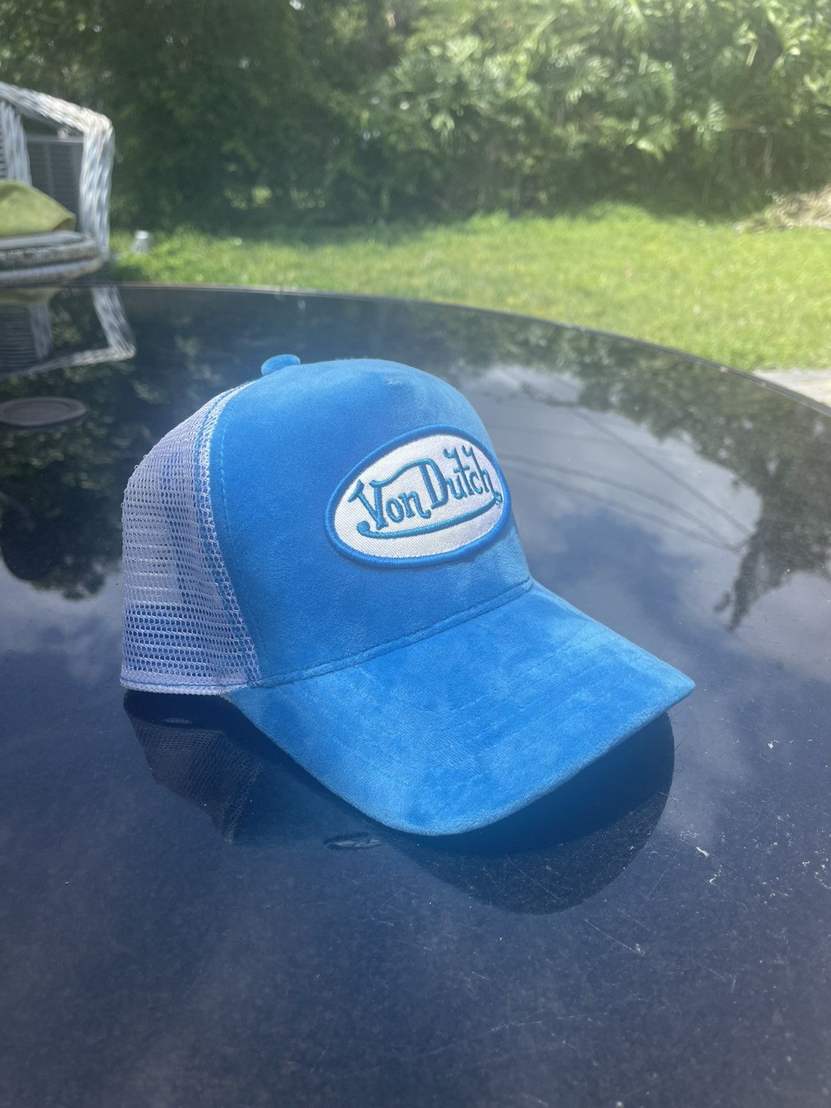 Logo Velvet Trucker Cap by Von Dutch - 28,95 €