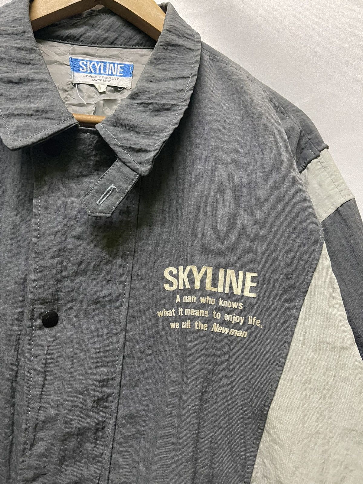 Vintage VINTAGE SINCE1957 SKYLINE NEWMAN BOMBER JACKET Size US L / EU 52-54 / 3 - 4 Thumbnail
