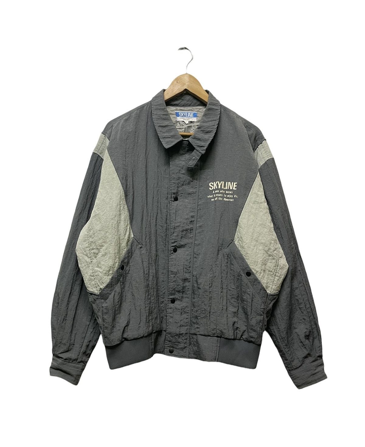 Vintage VINTAGE SINCE1957 SKYLINE NEWMAN BOMBER JACKET Size US L / EU 52-54 / 3 - 1 Thumbnail