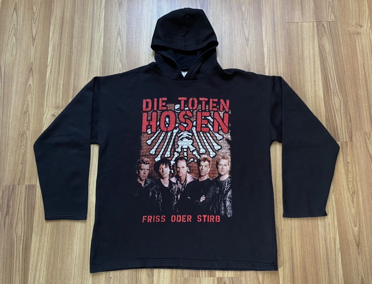 Band Tees Vintage Die Toten Hosen Friss Oder Stirb Hoodie Rammstein Size US XL / EU 56 / 4 - 1 Thumbnail