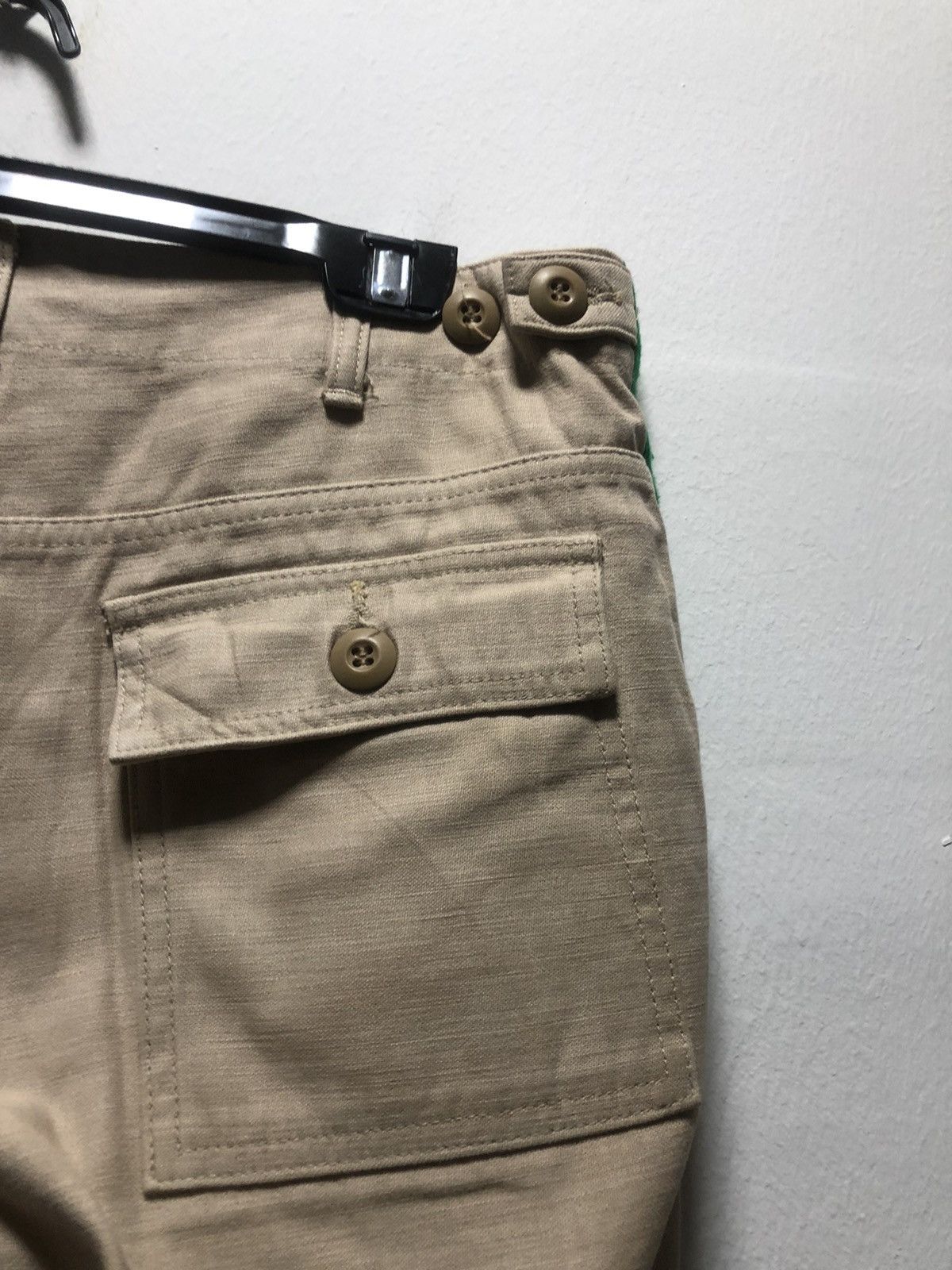 Beams Plus BEAMS Pants Lined Green Sideline Military Style Japan Made Size US 31 - 5 Thumbnail