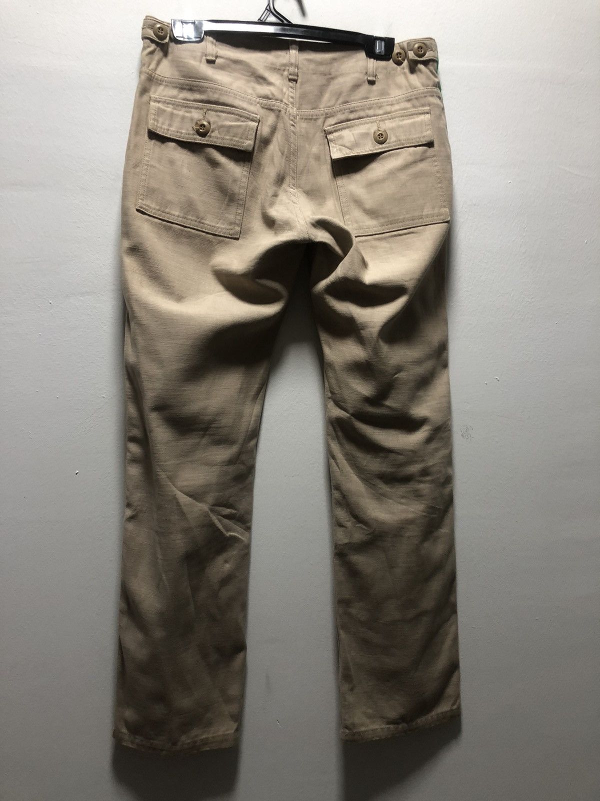 Beams Plus BEAMS Pants Lined Green Sideline Military Style Japan Made Size US 31 - 2 Thumbnail