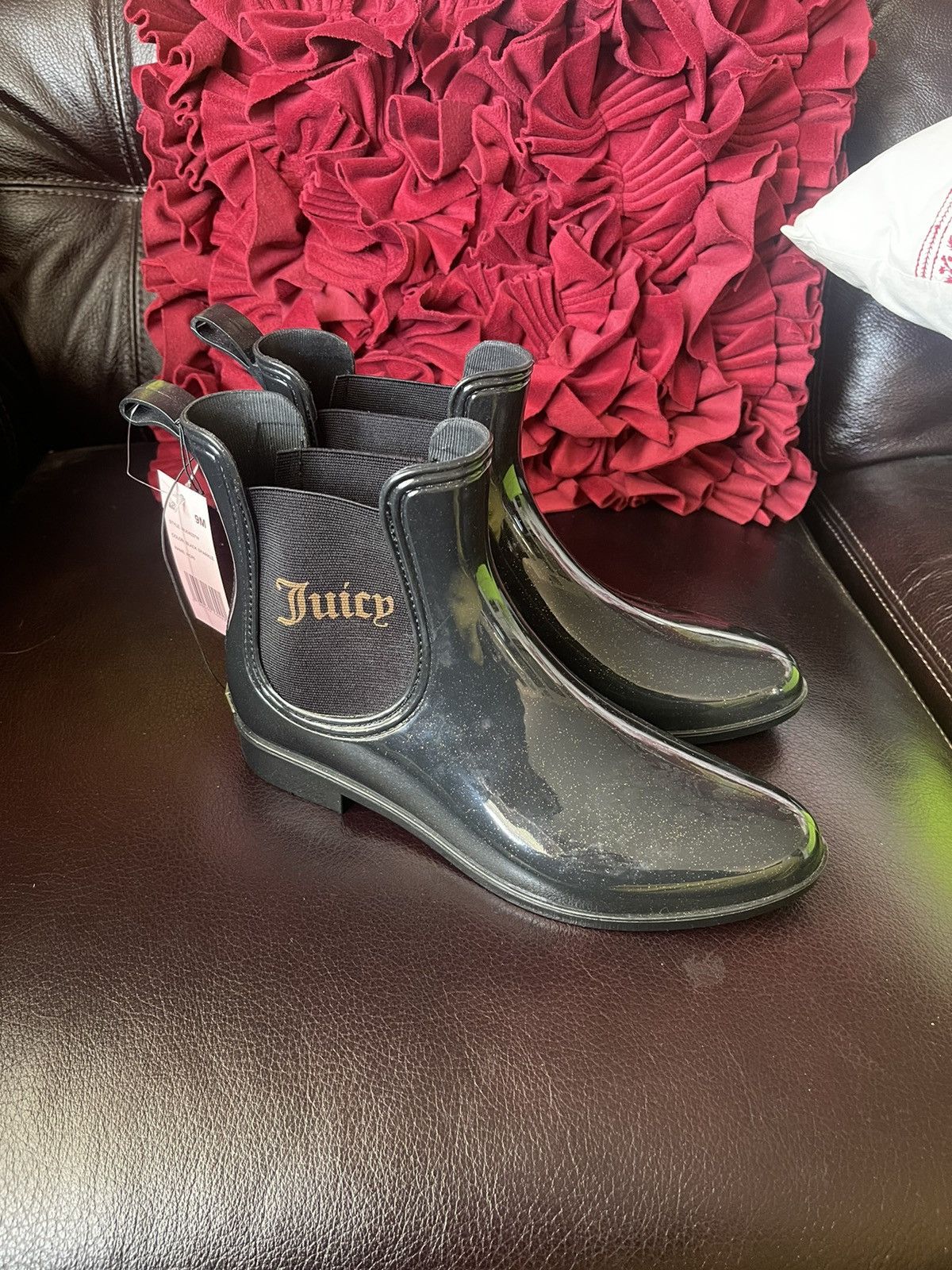 Juicy couture sparkle boots clearance