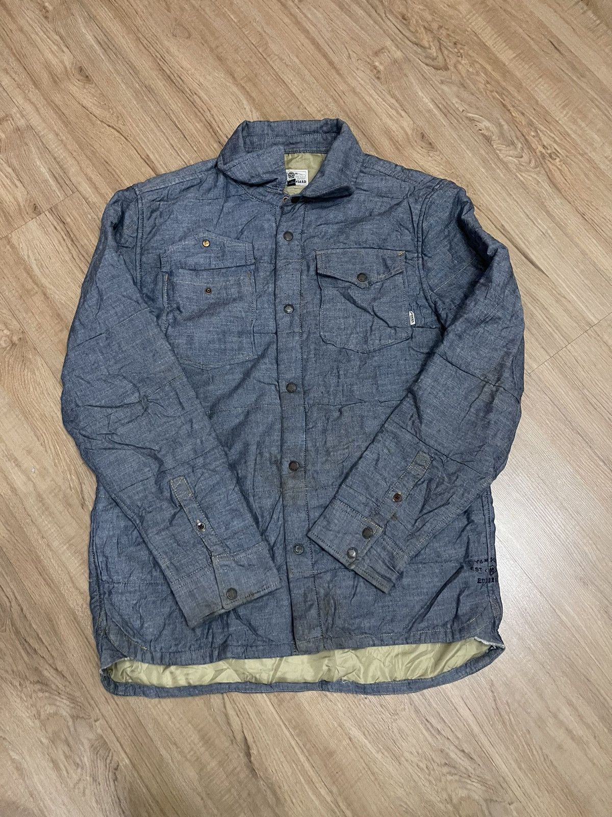 Vans Vans Puffer denim jacket Size US L / EU 52-54 / 3 - 1 Thumbnail
