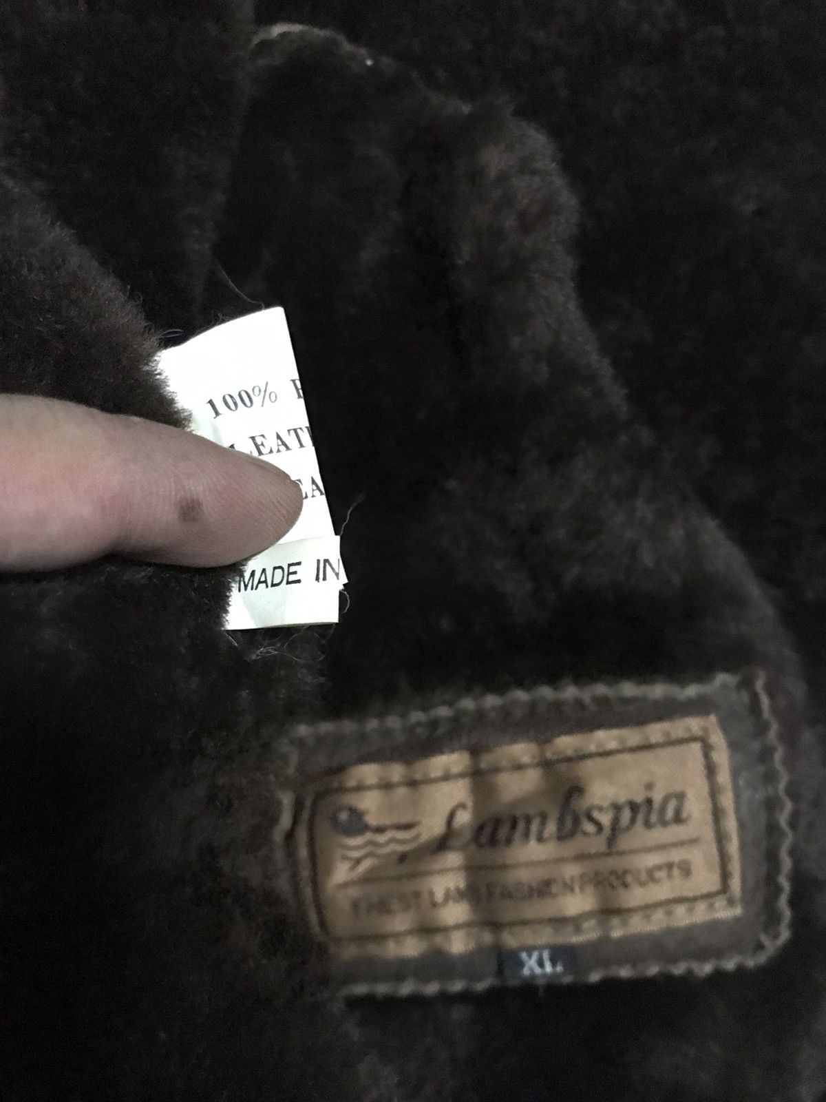 Genuine Leather Vintage Sheepskin Shearling Coat With Hoodie Size US L / EU 52-54 / 3 - 23 Thumbnail