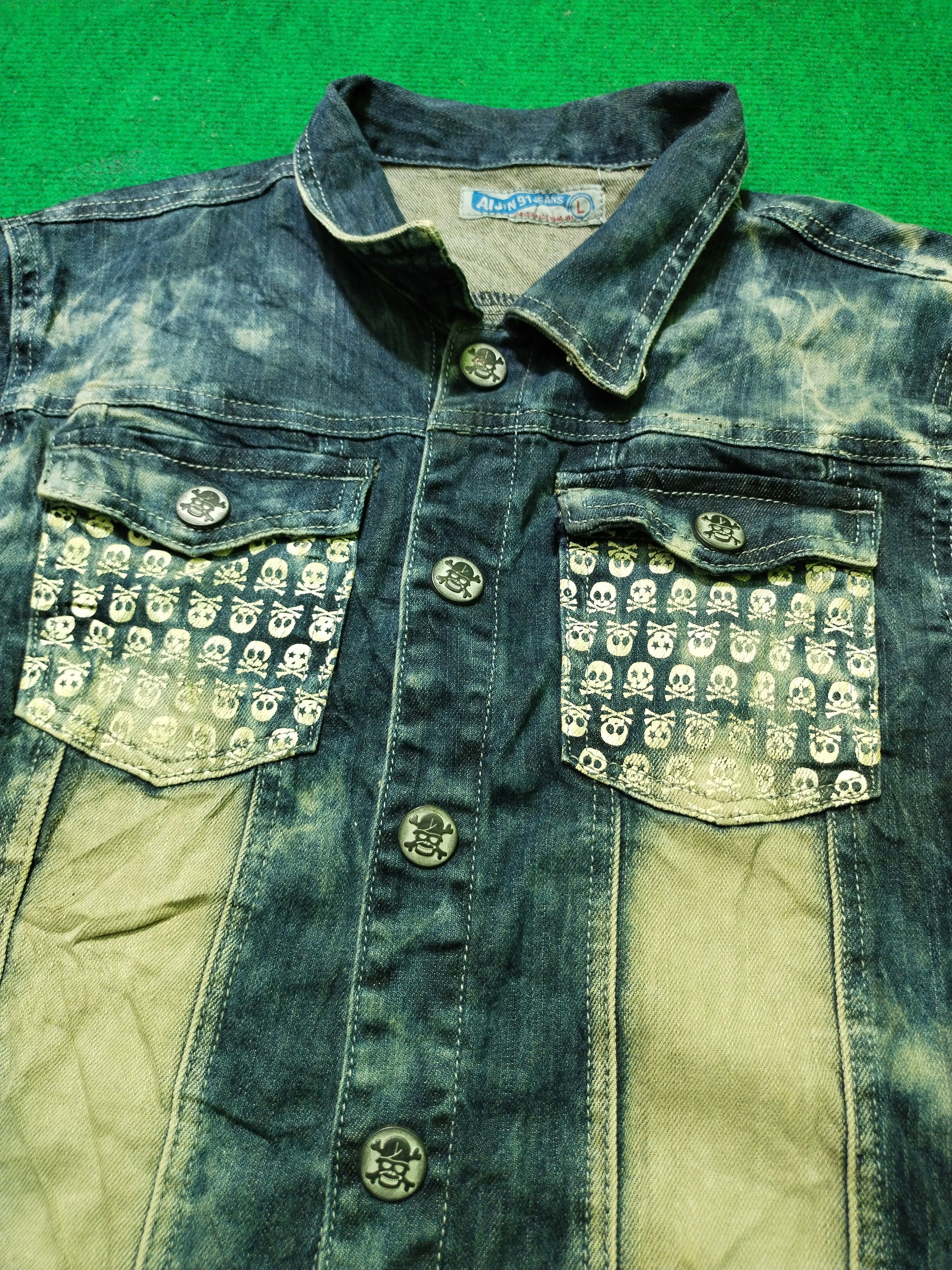If Six Was Nine × Japanese Brand Rare Al Jin 91 Jeans RockBiker Seditionaries Jacket Size US M / EU 48-50 / 2 - 3 Thumbnail