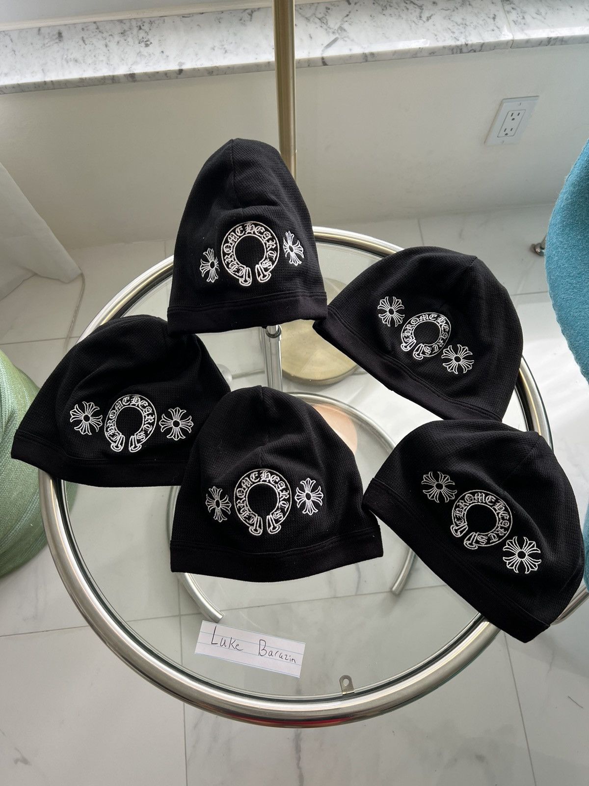 Chrome Hearts Chrome hearts wool horseshoe beanie | Grailed