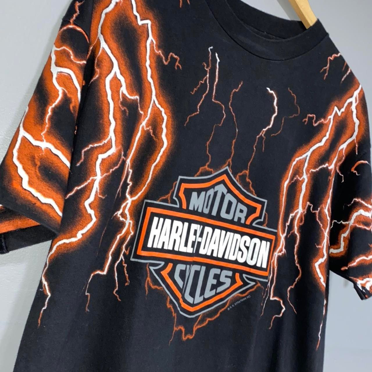 Thunder & Lightning Tシャツ ハーレーダビッドソン90s ハーレー