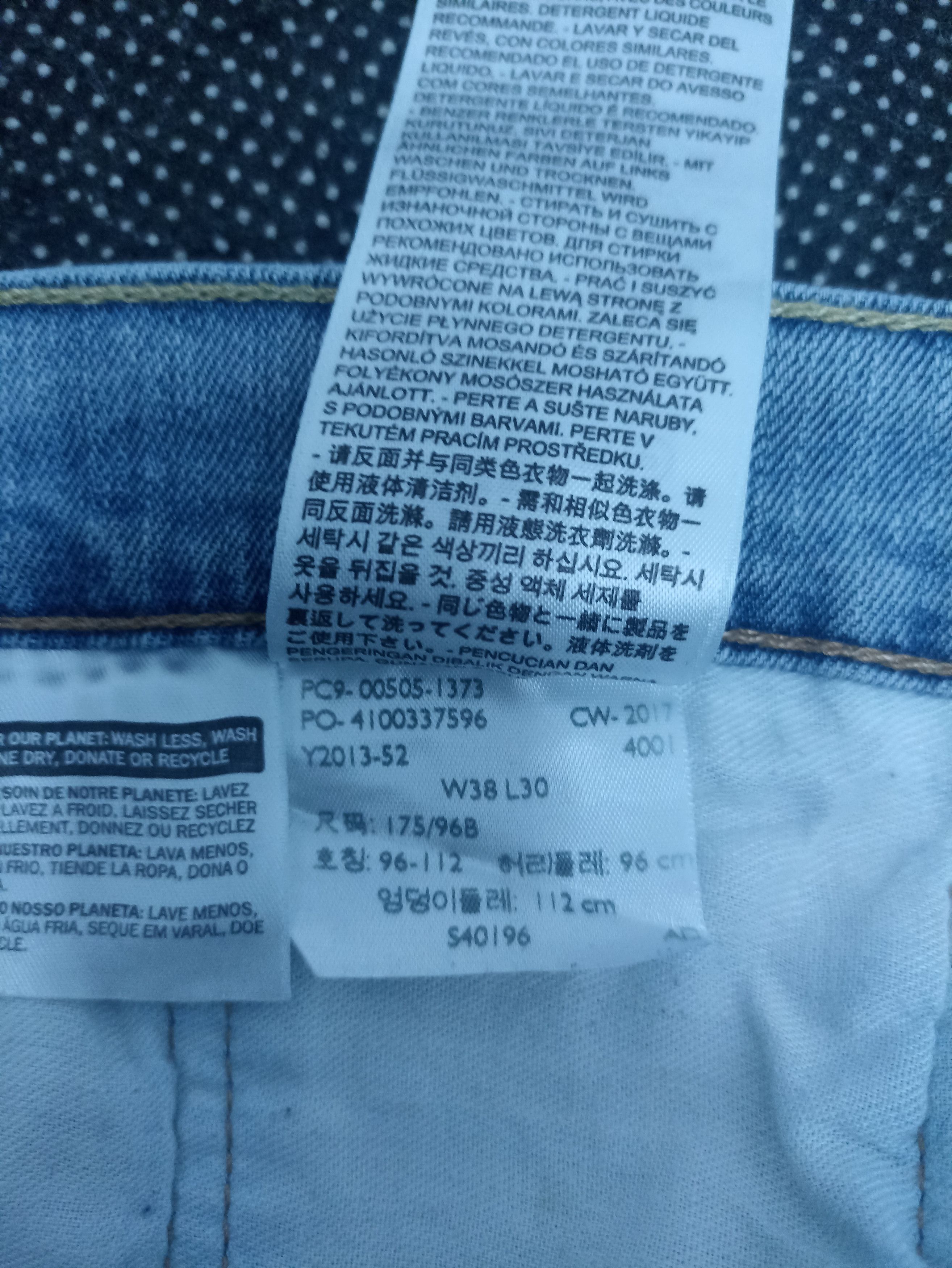 Jean × Levi's × Vintage VINTAGE LEVIS 505 BLUE WASH JEANS -J344 Size US 39 - 5 Thumbnail