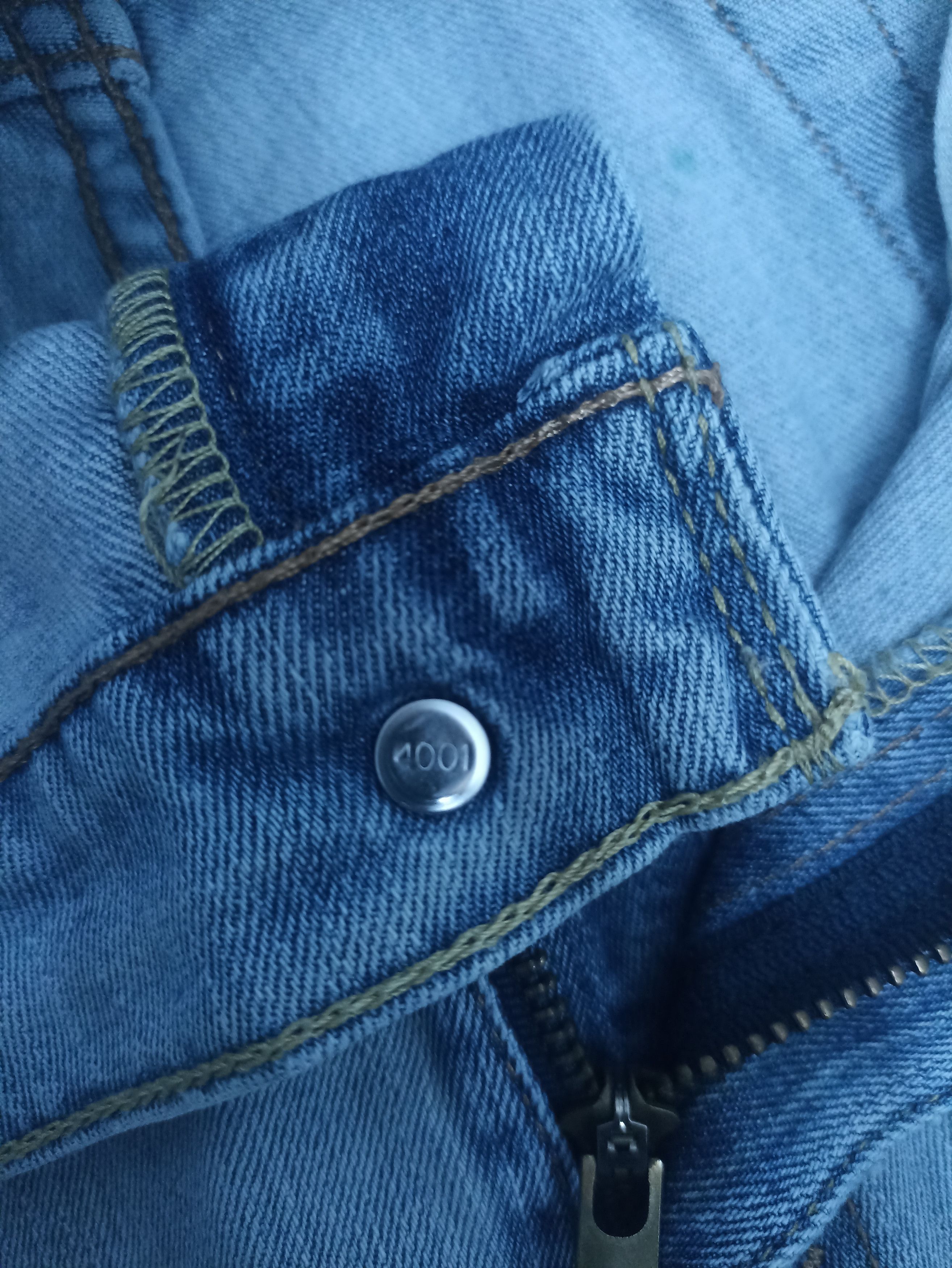 Jean × Levi's × Vintage VINTAGE LEVIS 505 BLUE WASH JEANS -J344 Size US 39 - 4 Thumbnail