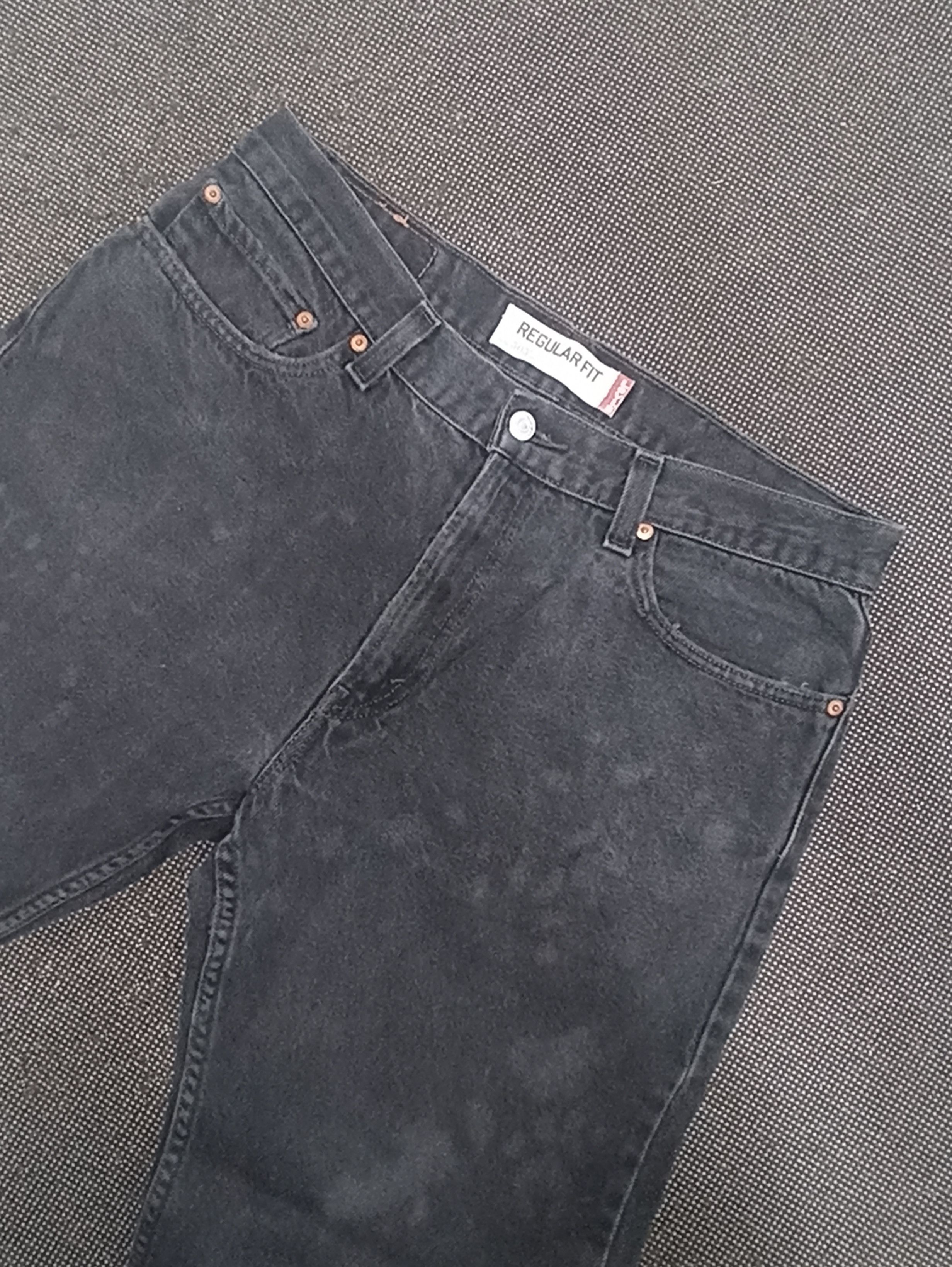 Jean × Levi's × Vintage VINTAGE LEVIS 505 BLACK JEANS -J345 Size US 36 / EU 52 - 9 Thumbnail
