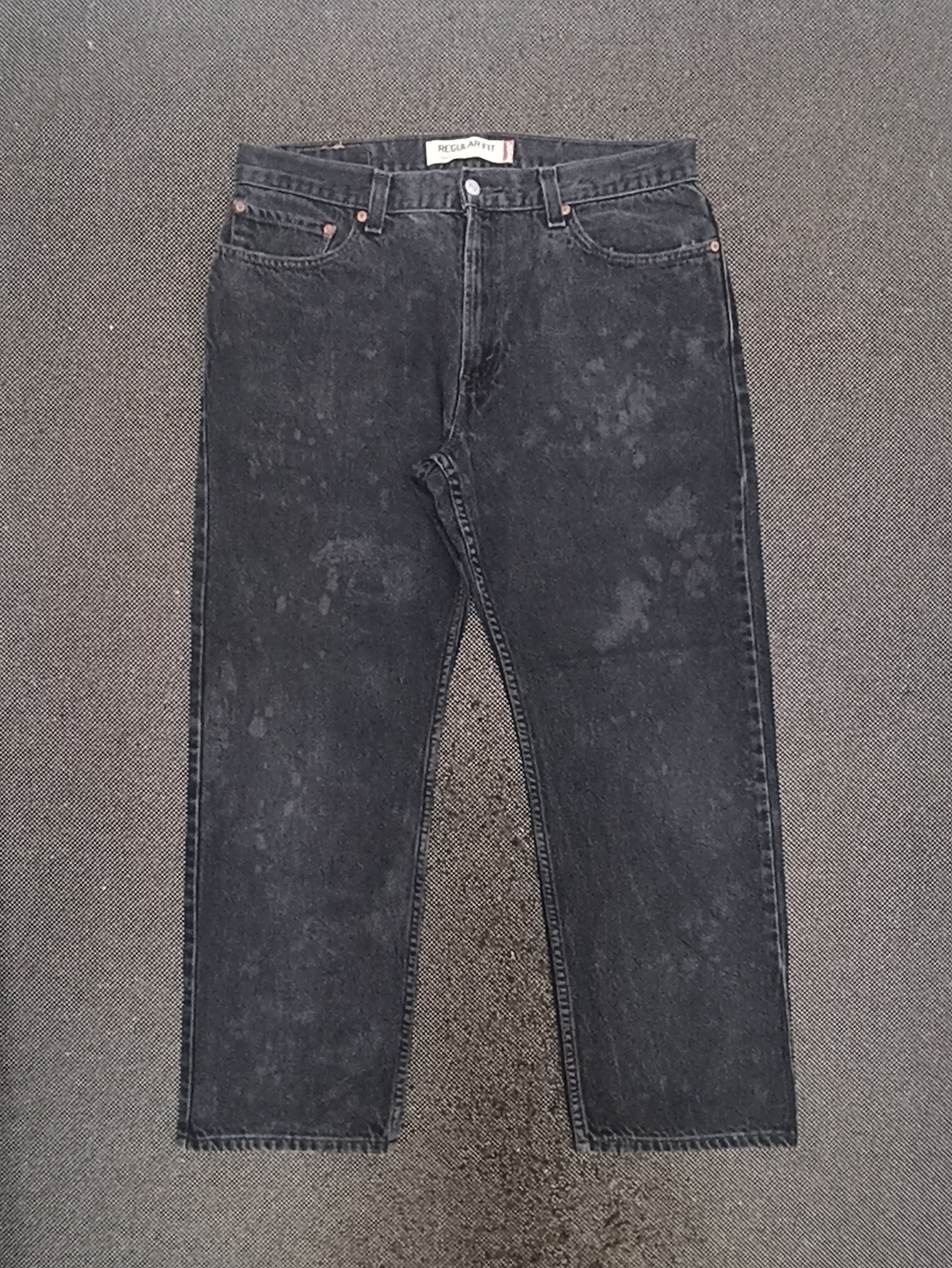 VINTAGE LEVIS 505 BLACK JEANS -J345