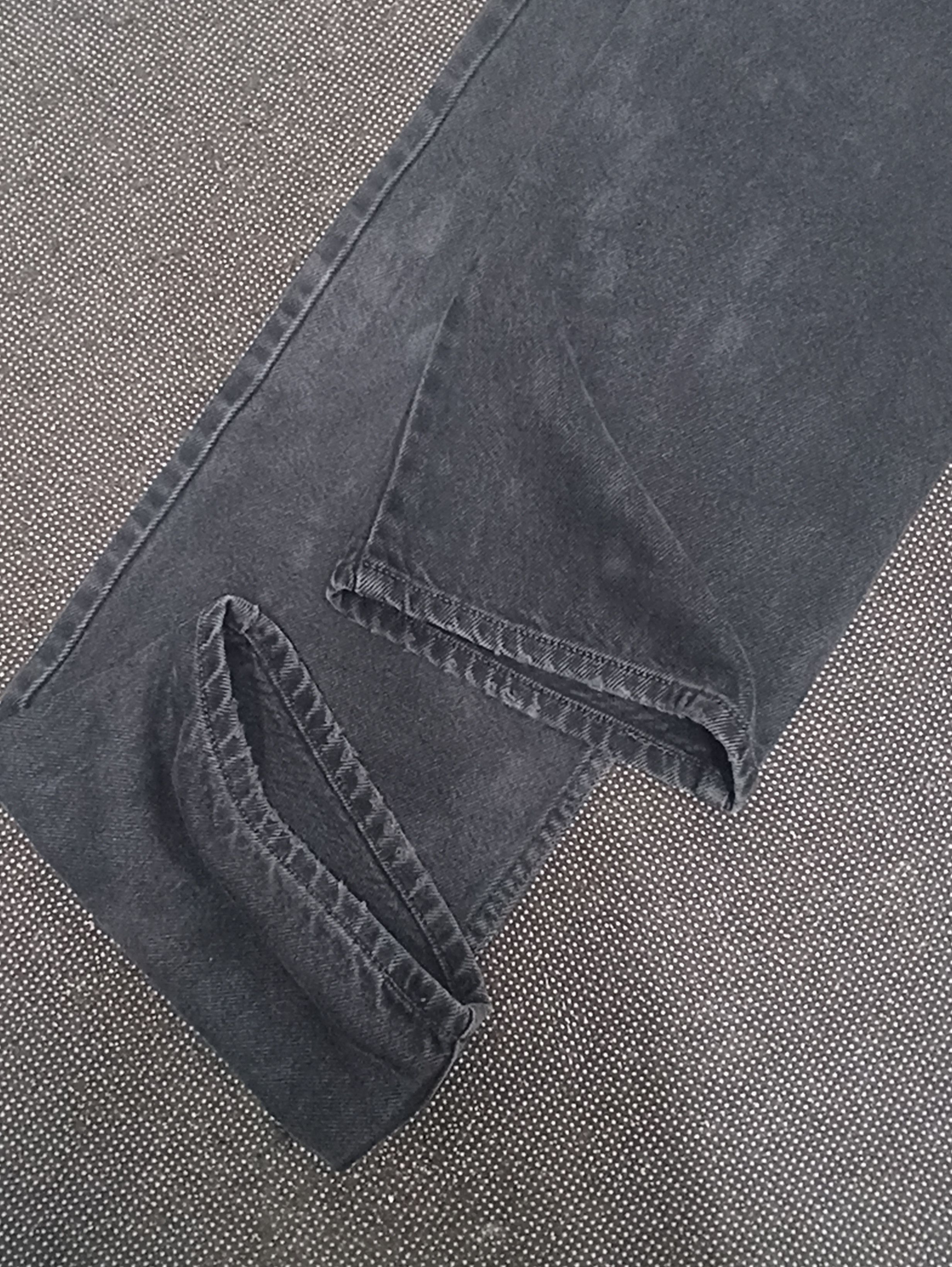 Jean × Levi's × Vintage VINTAGE LEVIS 505 BLACK JEANS -J345 Size US 36 / EU 52 - 8 Thumbnail