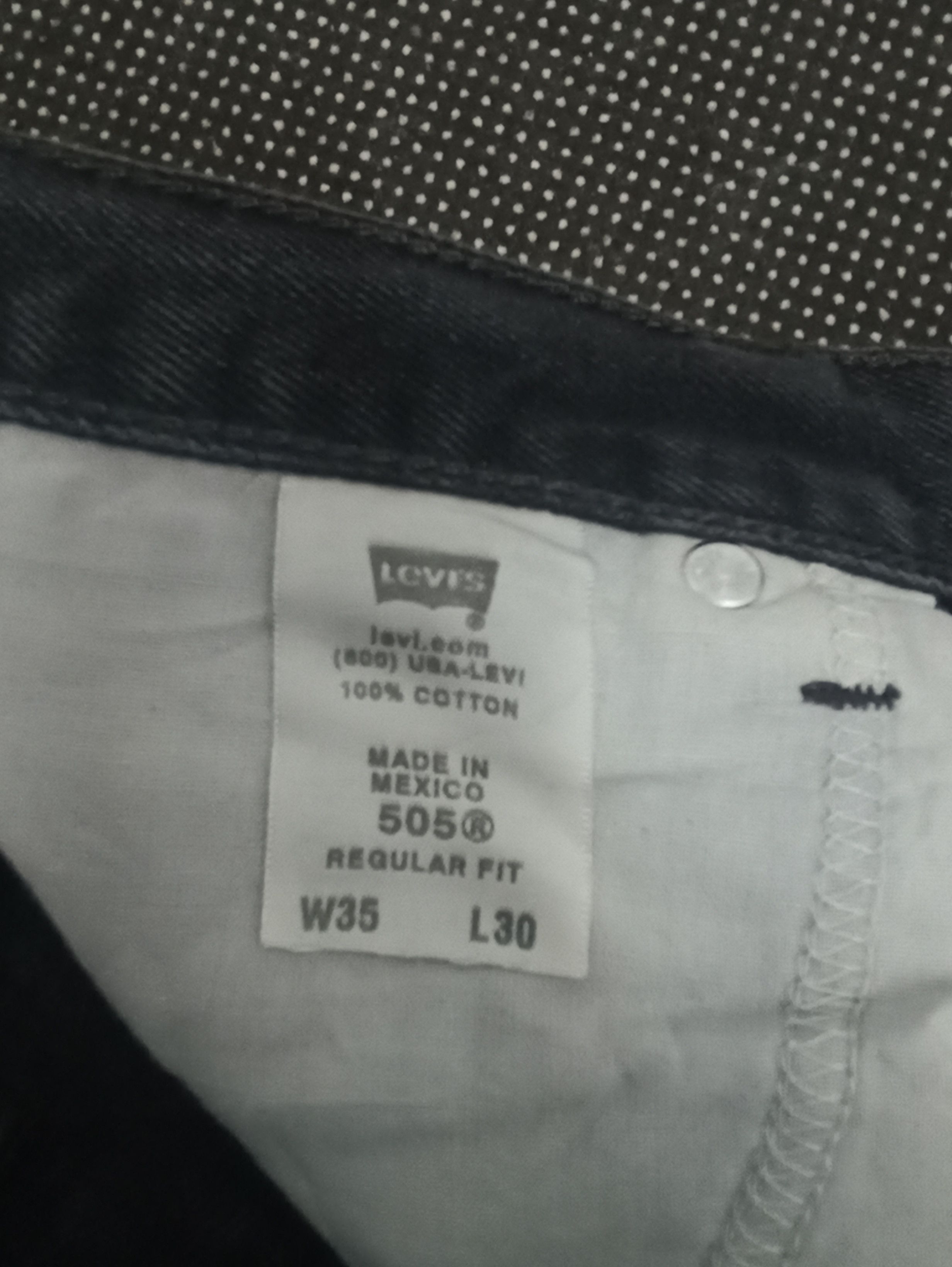 Jean × Levi's × Vintage VINTAGE LEVIS 505 BLACK JEANS -J345 Size US 36 / EU 52 - 5 Thumbnail
