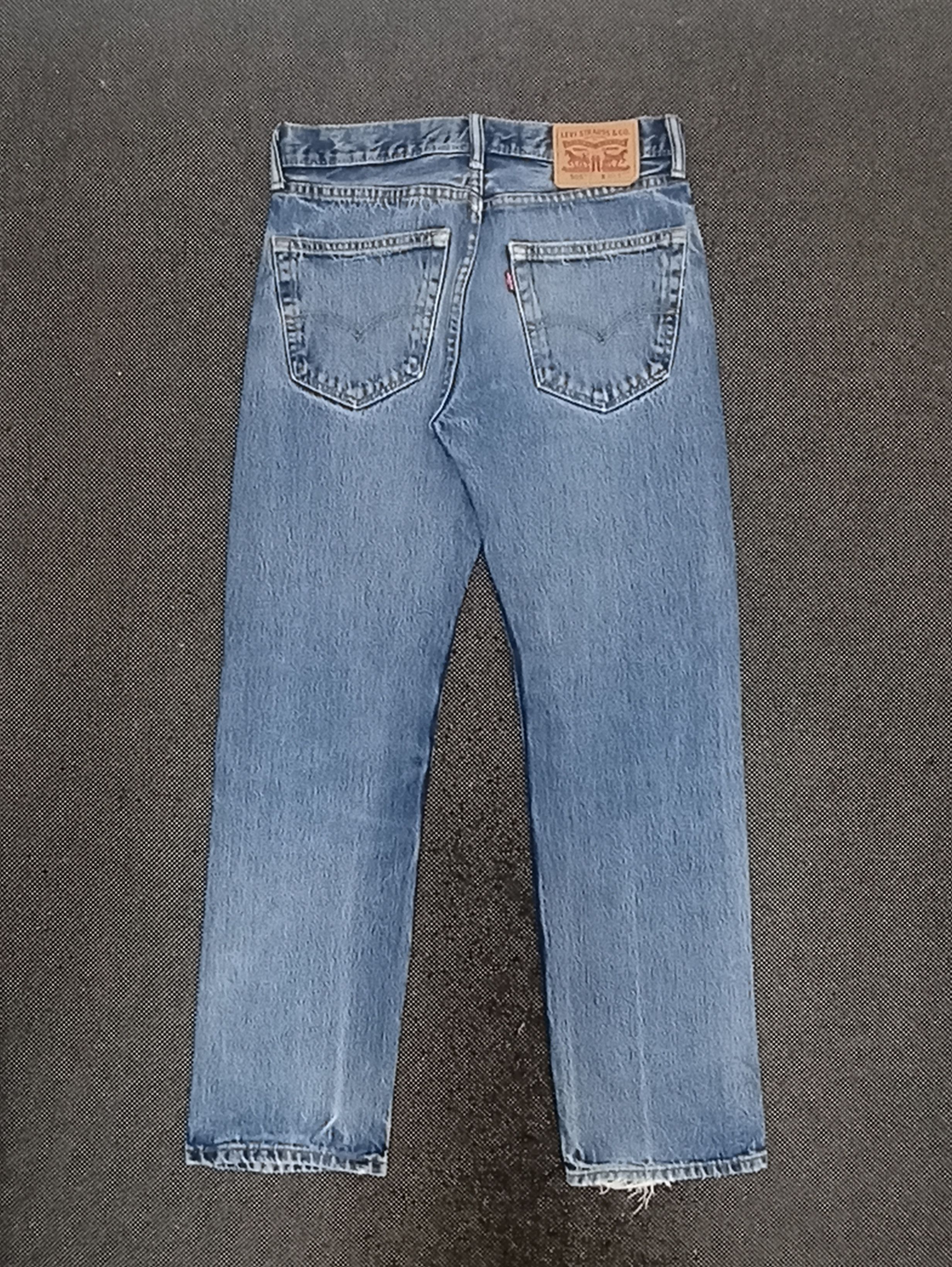 Jean × Levi's × Vintage VINTAGE LEVIS 505 DISTRESSED STONE WASH JEANS -J346 Size US 31 - 2 Thumbnail