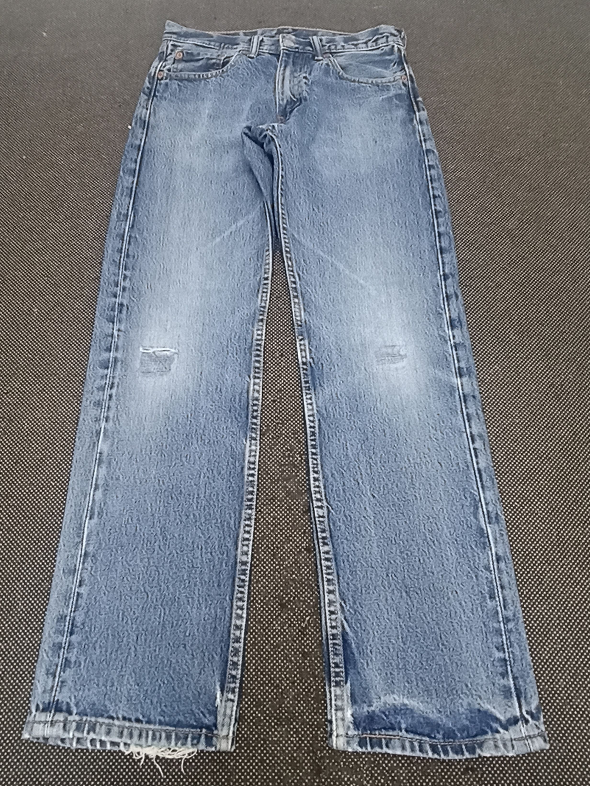 Jean × Levi's × Vintage VINTAGE LEVIS 505 DISTRESSED STONE WASH JEANS -J346 Size US 31 - 8 Thumbnail