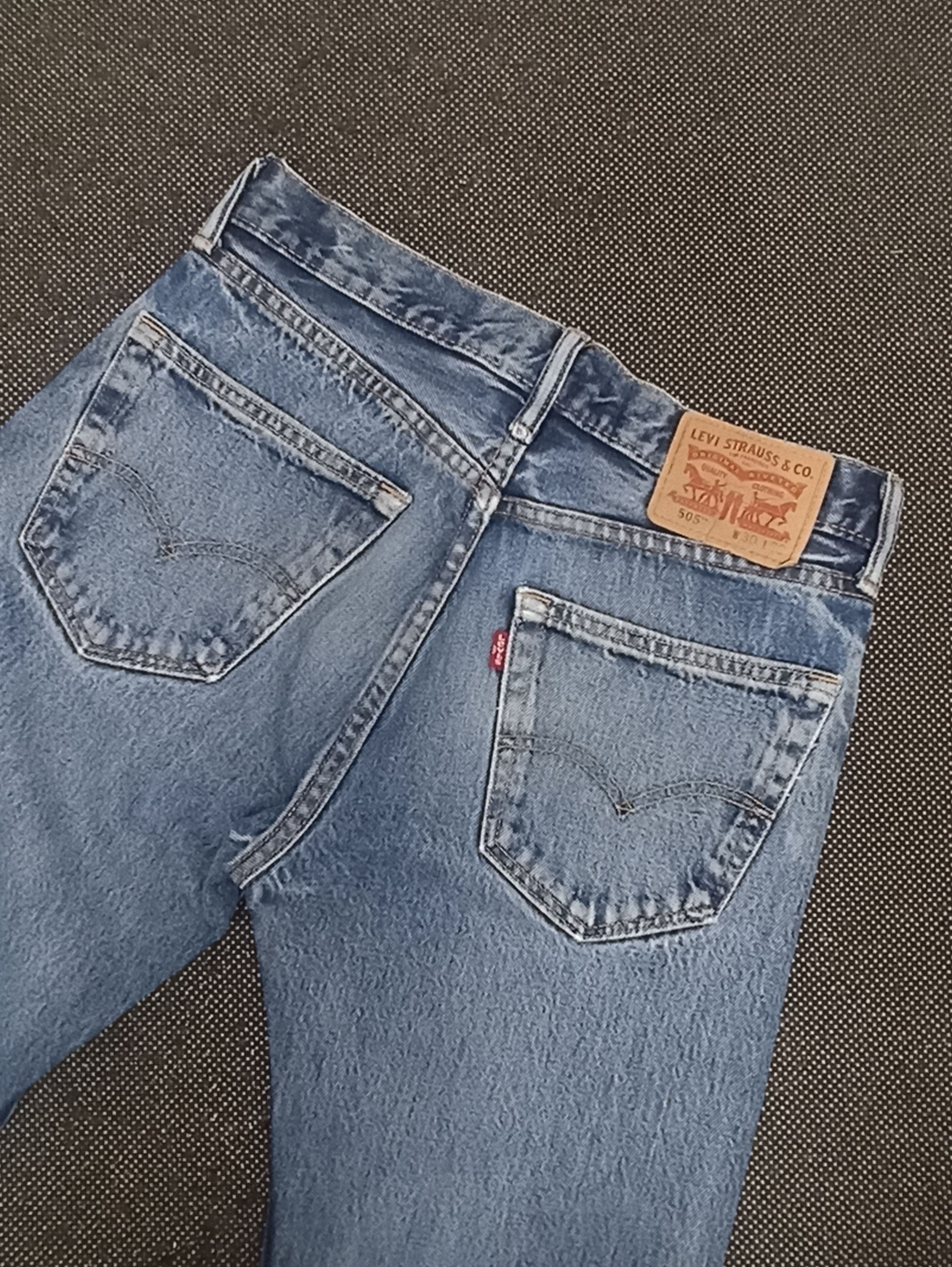 Jean × Levi's × Vintage VINTAGE LEVIS 505 DISTRESSED STONE WASH JEANS -J346 Size US 31 - 10 Thumbnail