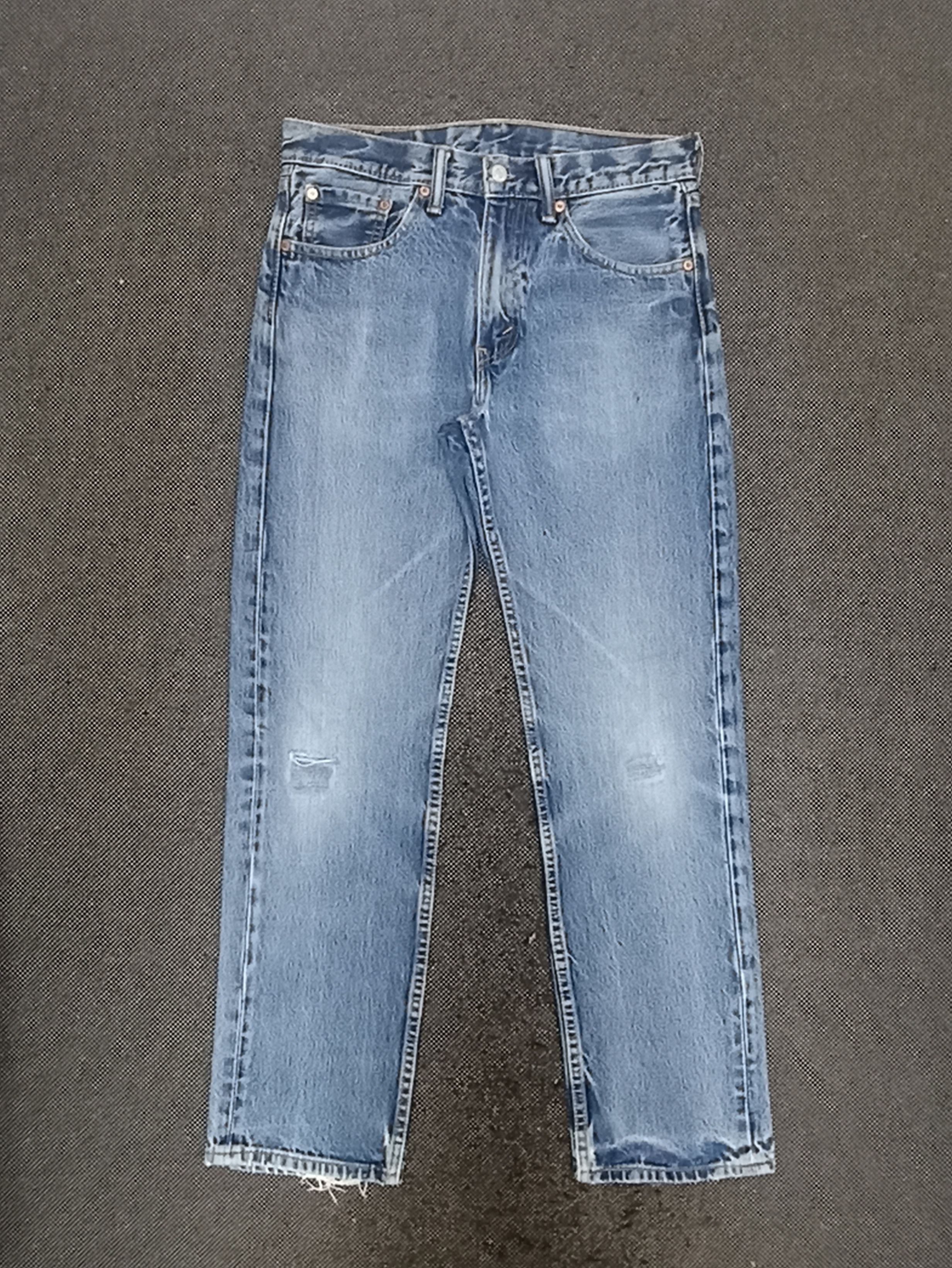 Jean × Levi's × Vintage VINTAGE LEVIS 505 DISTRESSED STONE WASH JEANS -J346 Size US 31 - 1 Thumbnail