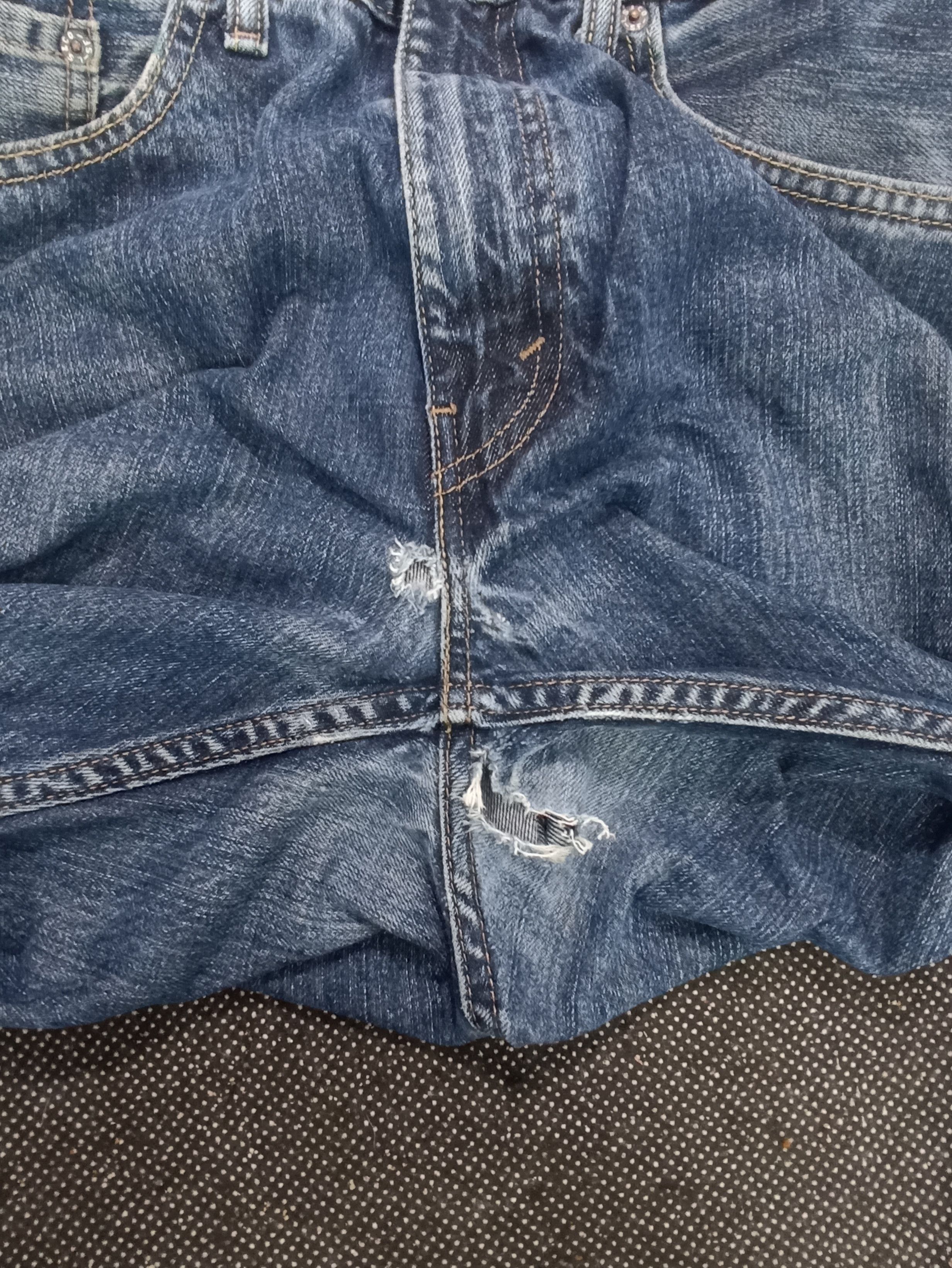 Jean × Levi's × Vintage VINTAGE LEVIS 505 STRAIGHT FIT JEANS -J347 Size US 36 / EU 52 - 8 Thumbnail