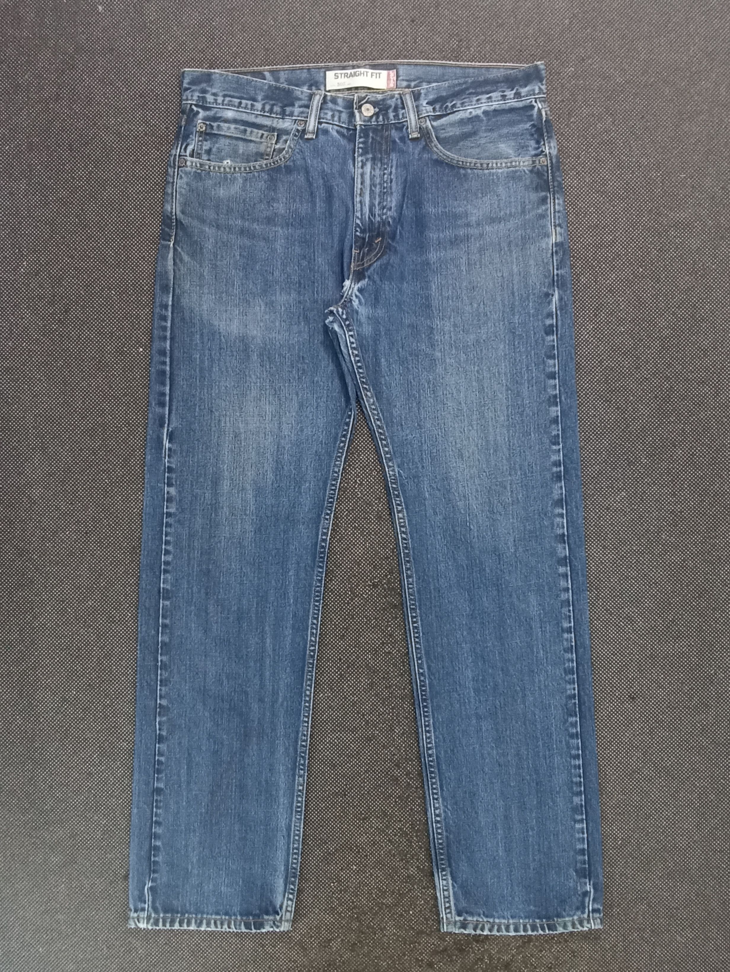 Jean × Levi's × Vintage VINTAGE LEVIS 505 STRAIGHT FIT JEANS -J347 Size US 36 / EU 52 - 1 Thumbnail