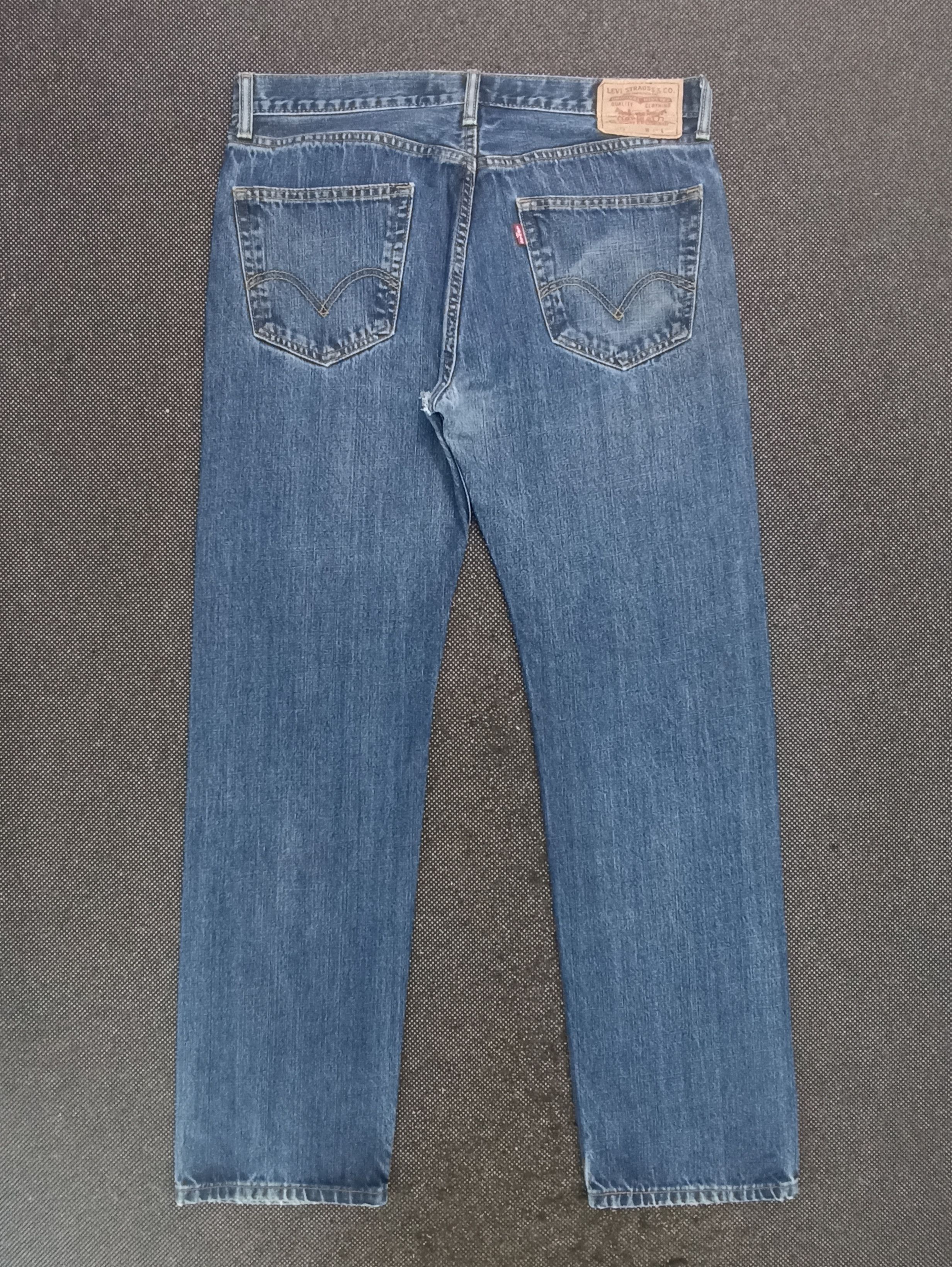 Jean × Levi's × Vintage VINTAGE LEVIS 505 STRAIGHT FIT JEANS -J347 Size US 36 / EU 52 - 2 Thumbnail