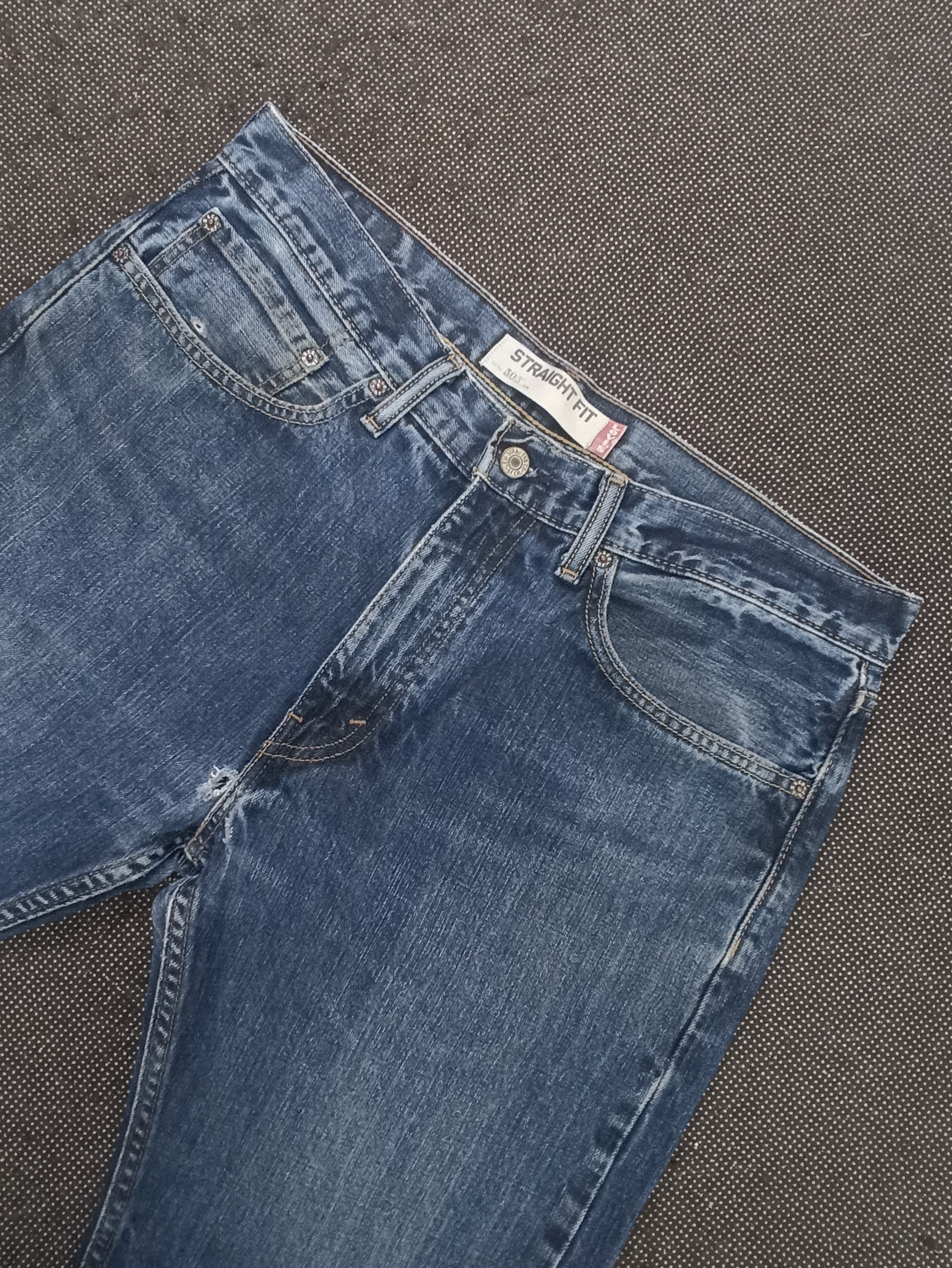 Jean × Levi's × Vintage VINTAGE LEVIS 505 STRAIGHT FIT JEANS -J347 Size US 36 / EU 52 - 9 Thumbnail