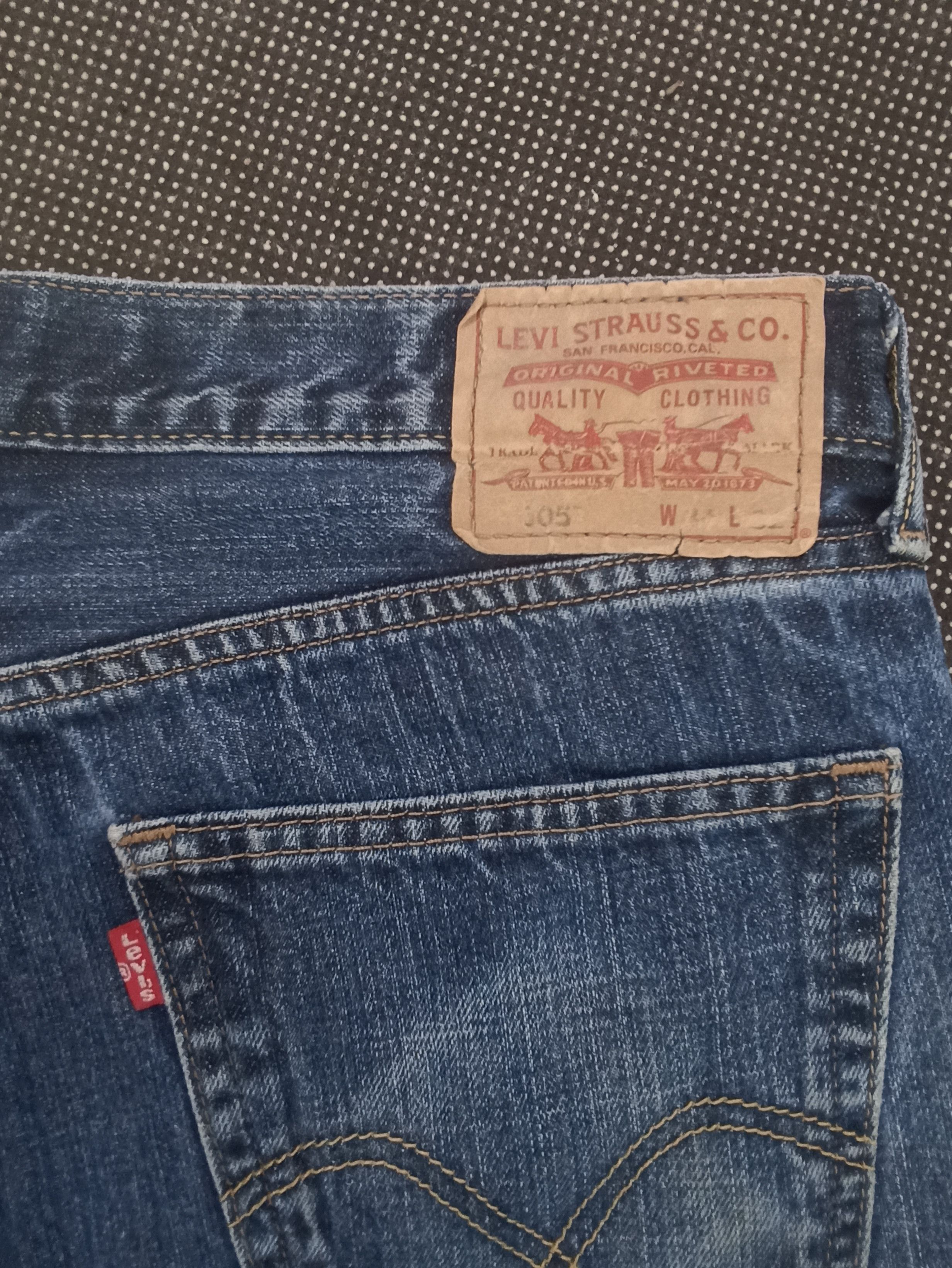 Jean × Levi's × Vintage VINTAGE LEVIS 505 STRAIGHT FIT JEANS -J347 Size US 36 / EU 52 - 11 Thumbnail