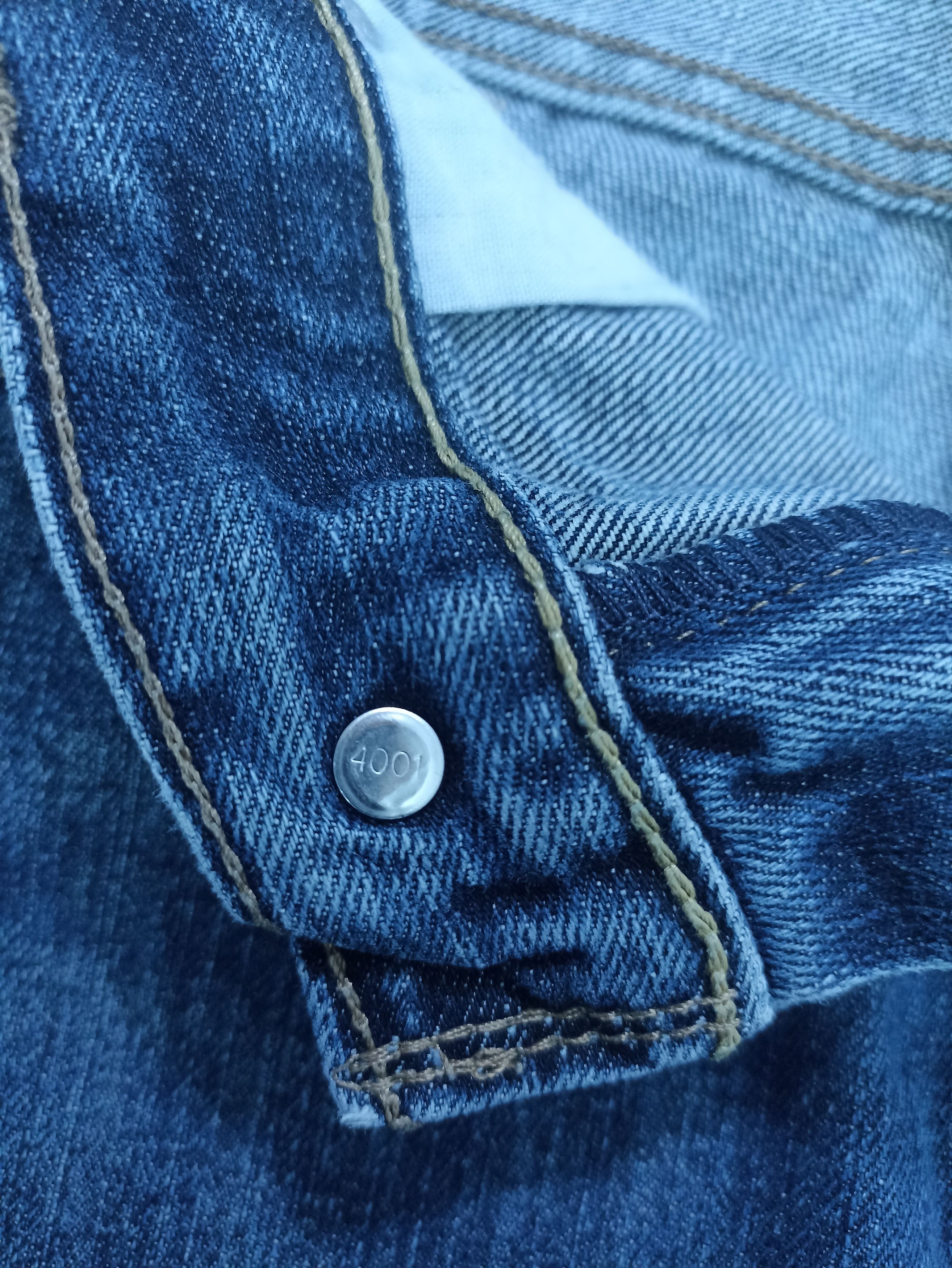 Jean × Levi's × Vintage VINTAGE LEVIS 505 STRAIGHT FIT JEANS -J347 Size US 36 / EU 52 - 4 Thumbnail