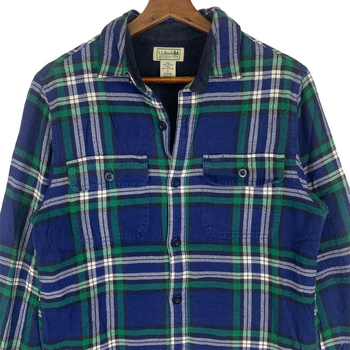L.L. Bean Vintage L.L Bean Flannel Streetwear Shirt Size US S / EU 44-46 / 1 - 2 Thumbnail