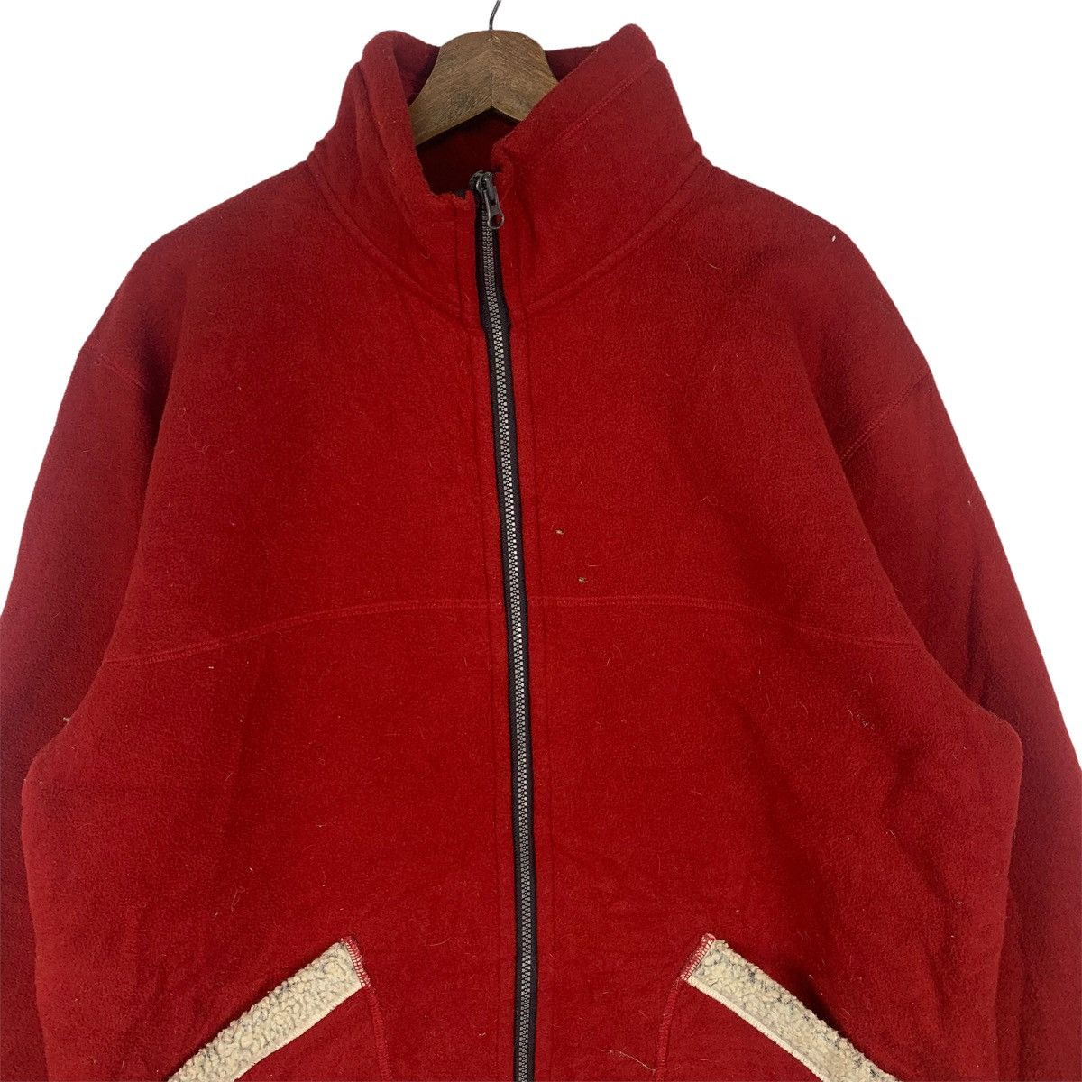 Budweiser Vintage Budweiser Zipper Fleece Pullover Sweatshirt Size US L / EU 52-54 / 3 - 2 Thumbnail