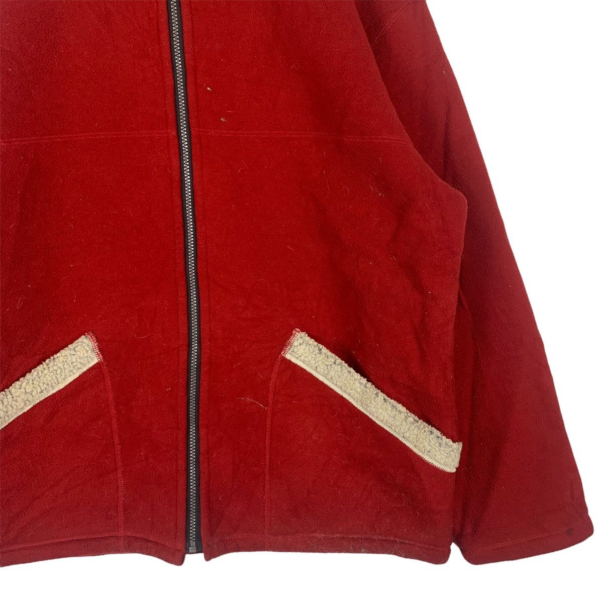 Budweiser Vintage Budweiser Zipper Fleece Pullover Sweatshirt Size US L / EU 52-54 / 3 - 3 Thumbnail