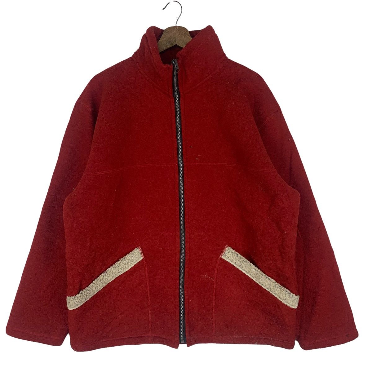 Budweiser Vintage Budweiser Zipper Fleece Pullover Sweatshirt Size US L / EU 52-54 / 3 - 1 Thumbnail