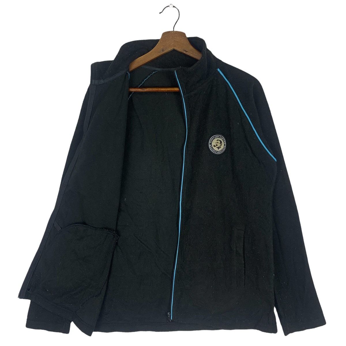 Japanese Brand Suntory Coffee Zipper Fleece Sweatshirt Size US M / EU 48-50 / 2 - 4 Thumbnail
