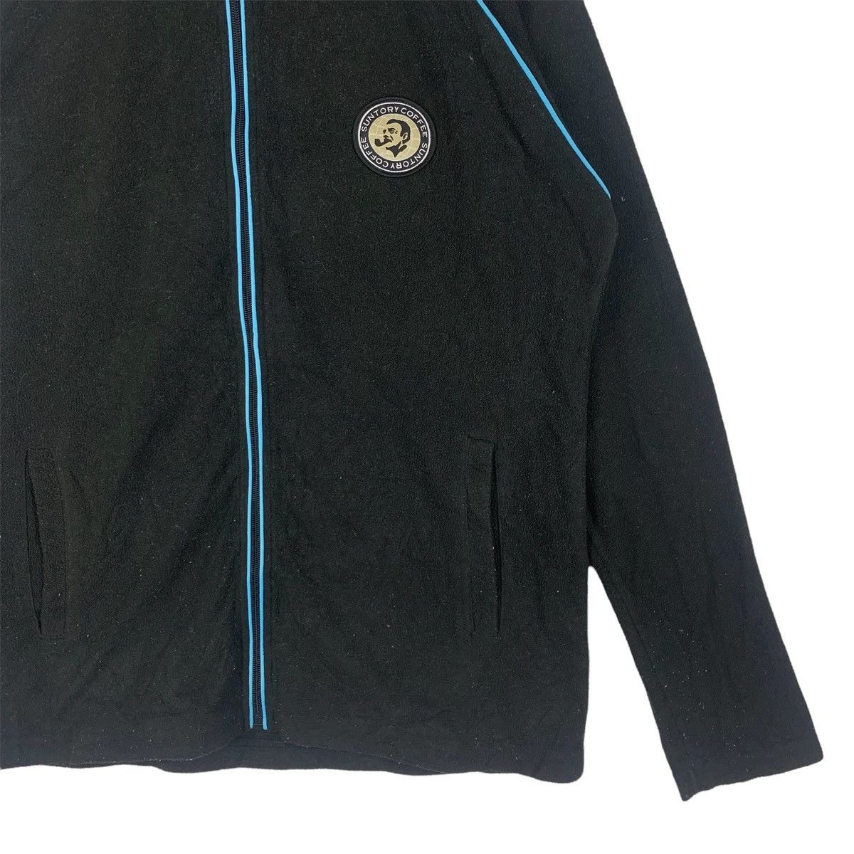 Japanese Brand Suntory Coffee Zipper Fleece Sweatshirt Size US M / EU 48-50 / 2 - 3 Thumbnail
