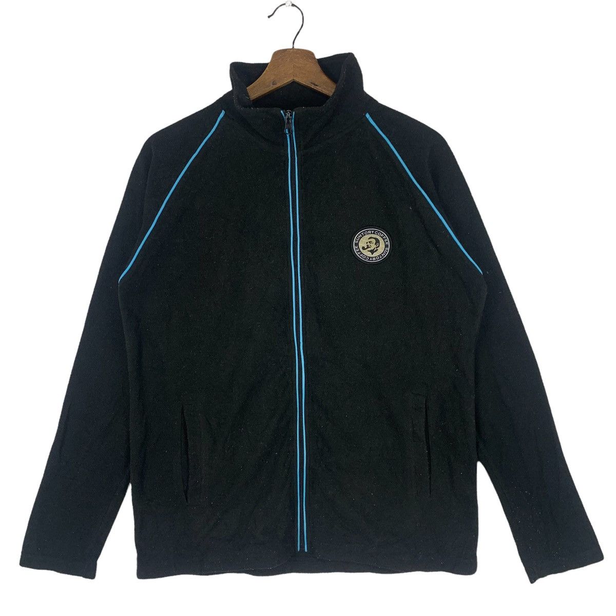 Japanese Brand Suntory Coffee Zipper Fleece Sweatshirt Size US M / EU 48-50 / 2 - 1 Thumbnail
