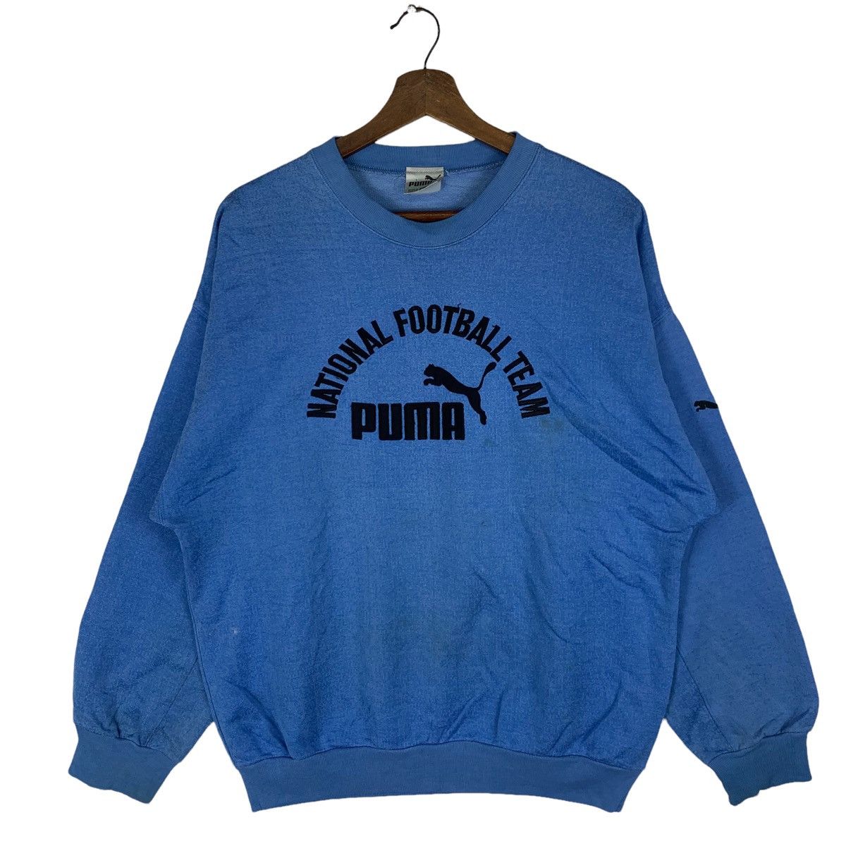 Puma Puma National FootBall Team embroidery Crewneck Sweatshirt Size US L / EU 52-54 / 3 - 1 Thumbnail