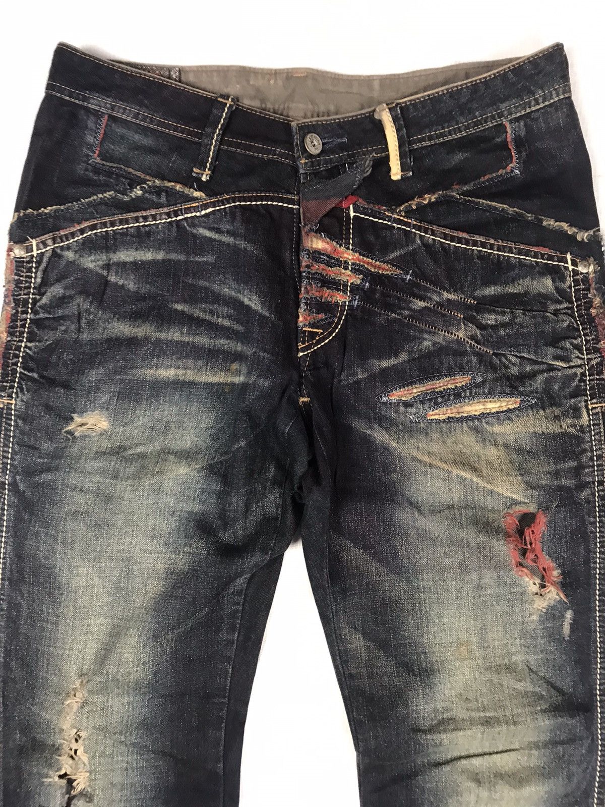 Marithe + Francois Girbaud Marithe Francois Girbaud japanese streetwear denim Jeans Size US 32 / EU 48 - 2 Thumbnail