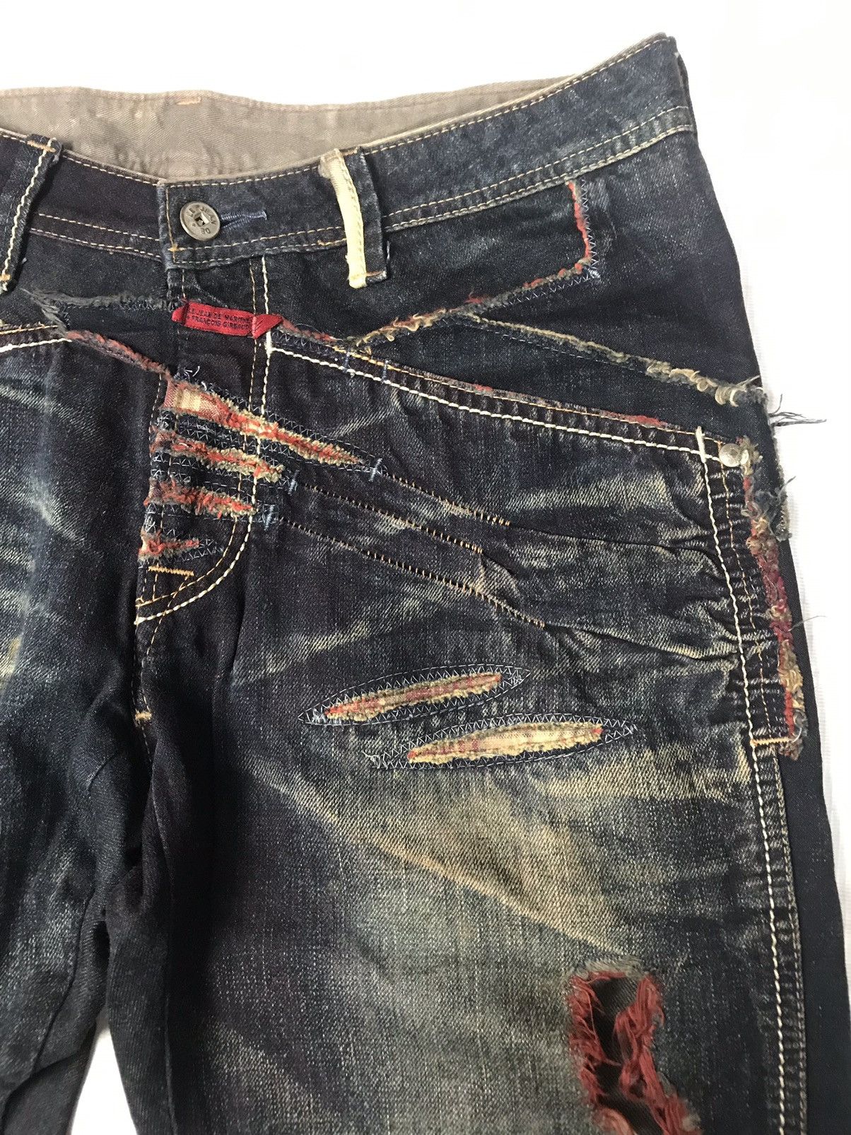Marithe + Francois Girbaud Marithe Francois Girbaud japanese streetwear denim Jeans Size US 32 / EU 48 - 4 Thumbnail