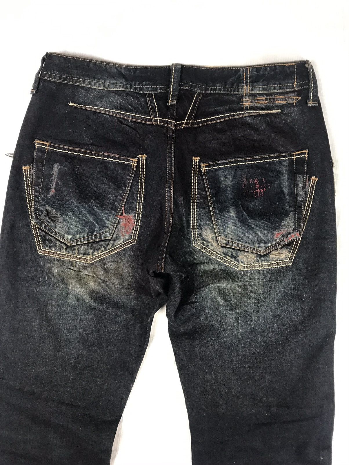 Marithe + Francois Girbaud Marithe Francois Girbaud japanese streetwear denim Jeans Size US 32 / EU 48 - 14 Thumbnail