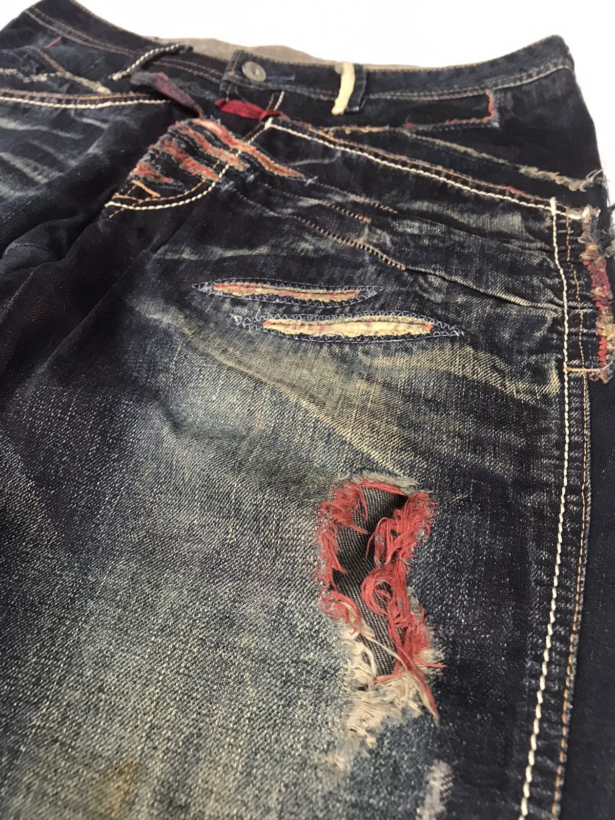 Marithe + Francois Girbaud Marithe Francois Girbaud japanese streetwear denim Jeans Size US 32 / EU 48 - 7 Thumbnail
