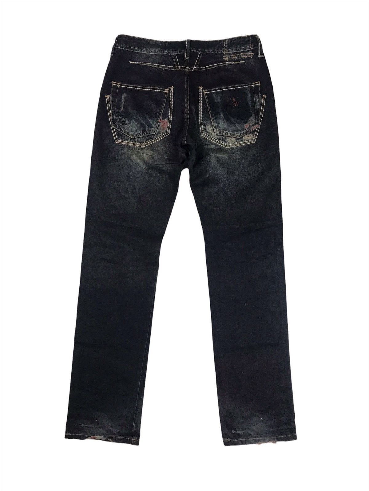 Marithe + Francois Girbaud Marithe Francois Girbaud japanese streetwear denim Jeans Size US 32 / EU 48 - 13 Thumbnail